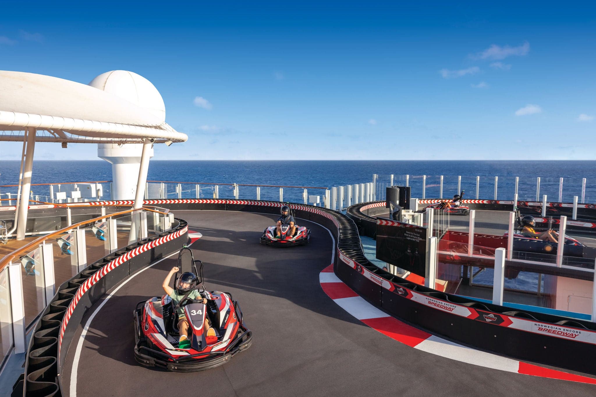 Pista de carreras de Norwegian Encore