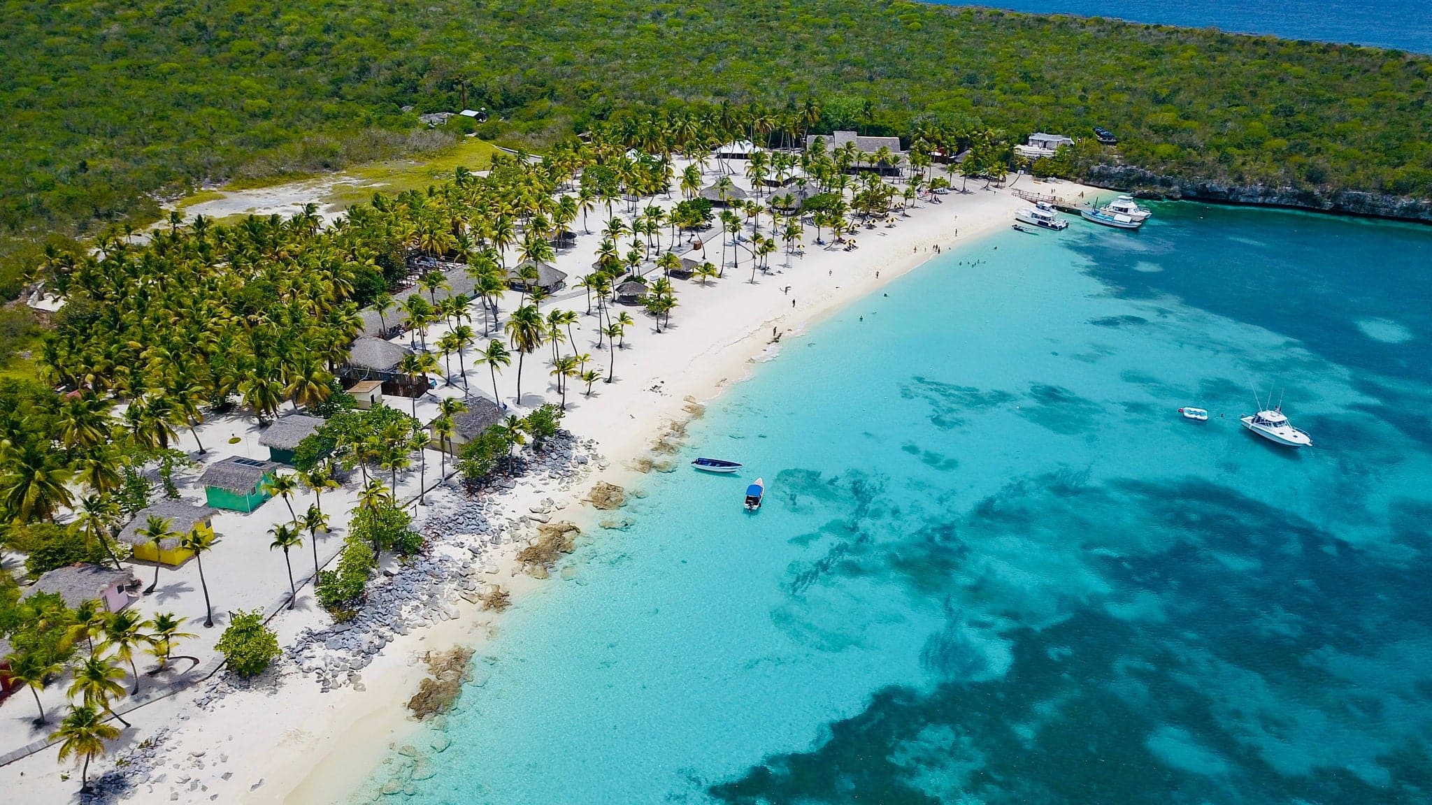 Catalina Island, Dominican Republic - drone photo
