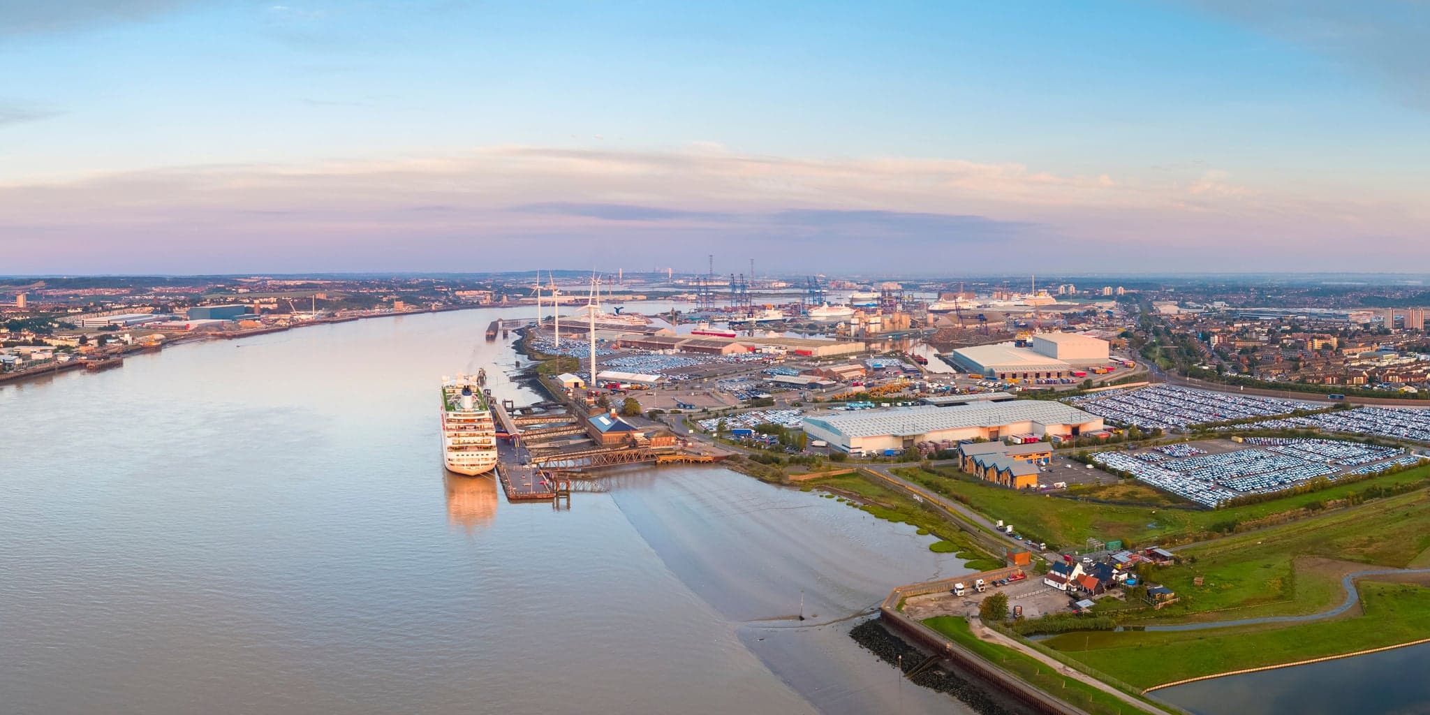Terminal de cruceros de Londres y muelles de Tilbury.