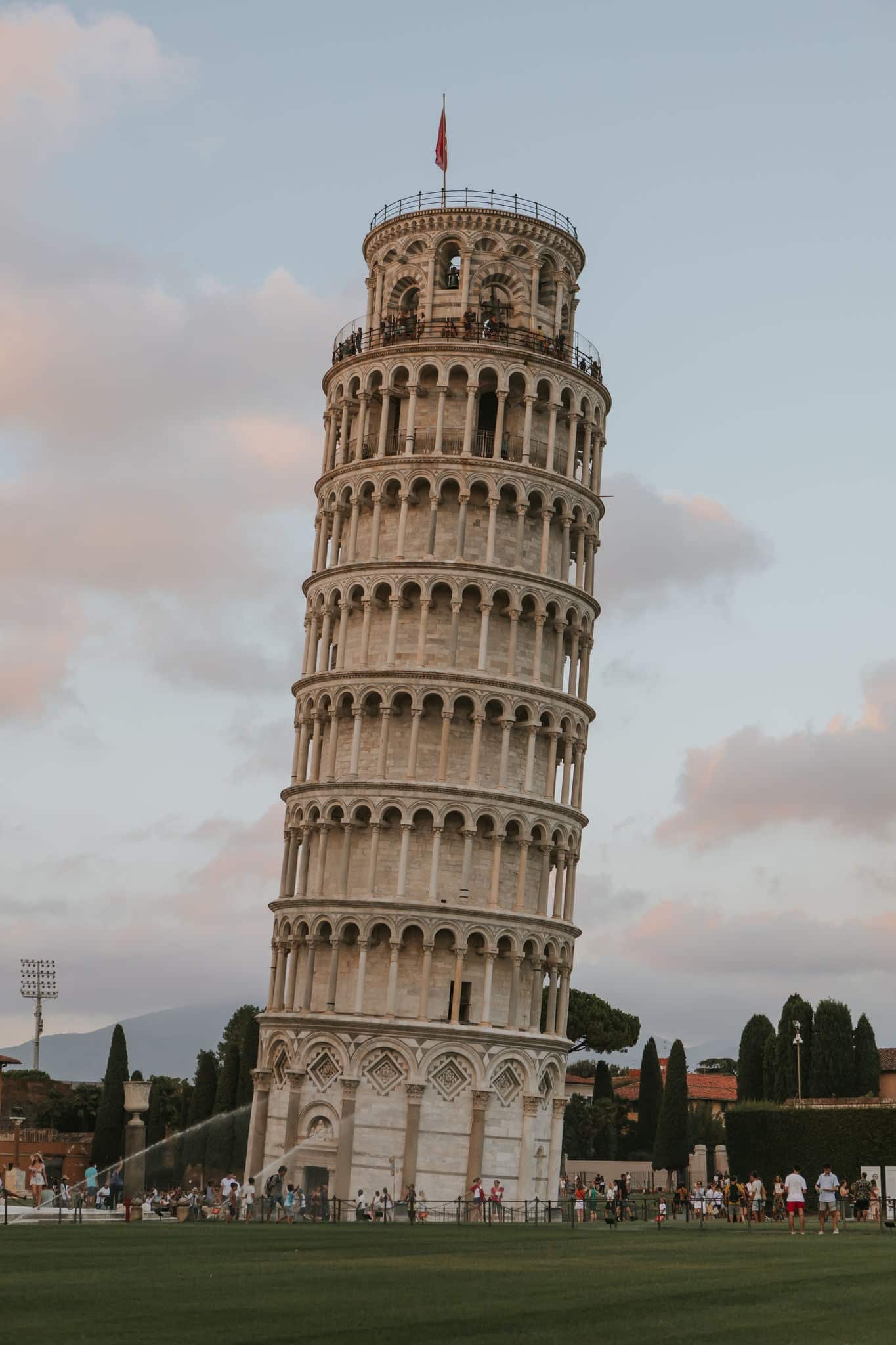 Tower of Pisa and city historic landscape