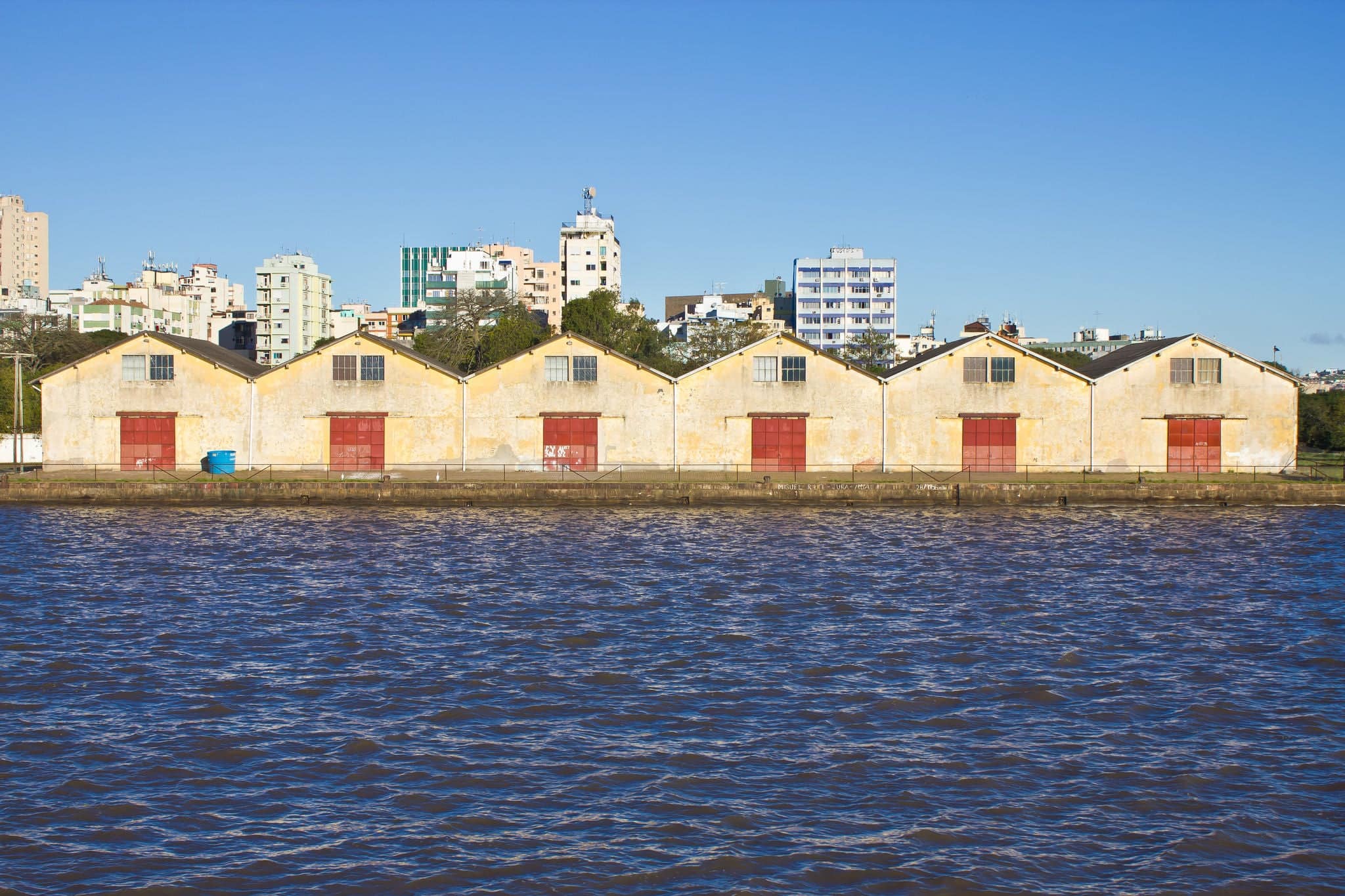 Porto Alegre port view - Rio Grande do Sul - Brazil