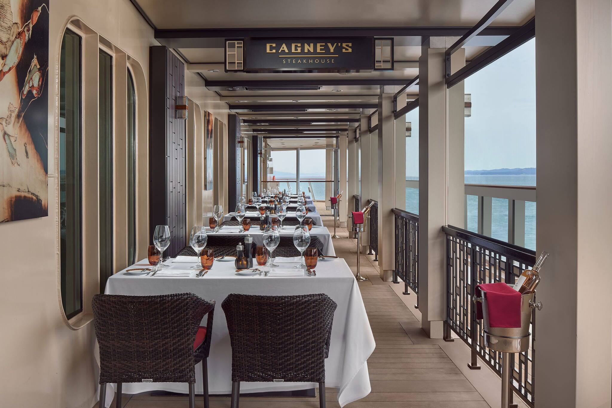 NCL Noy Dining Dining Room Cagney's on the Waterfront