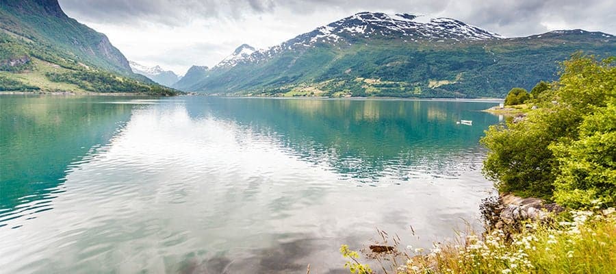 fiordo en el norway
