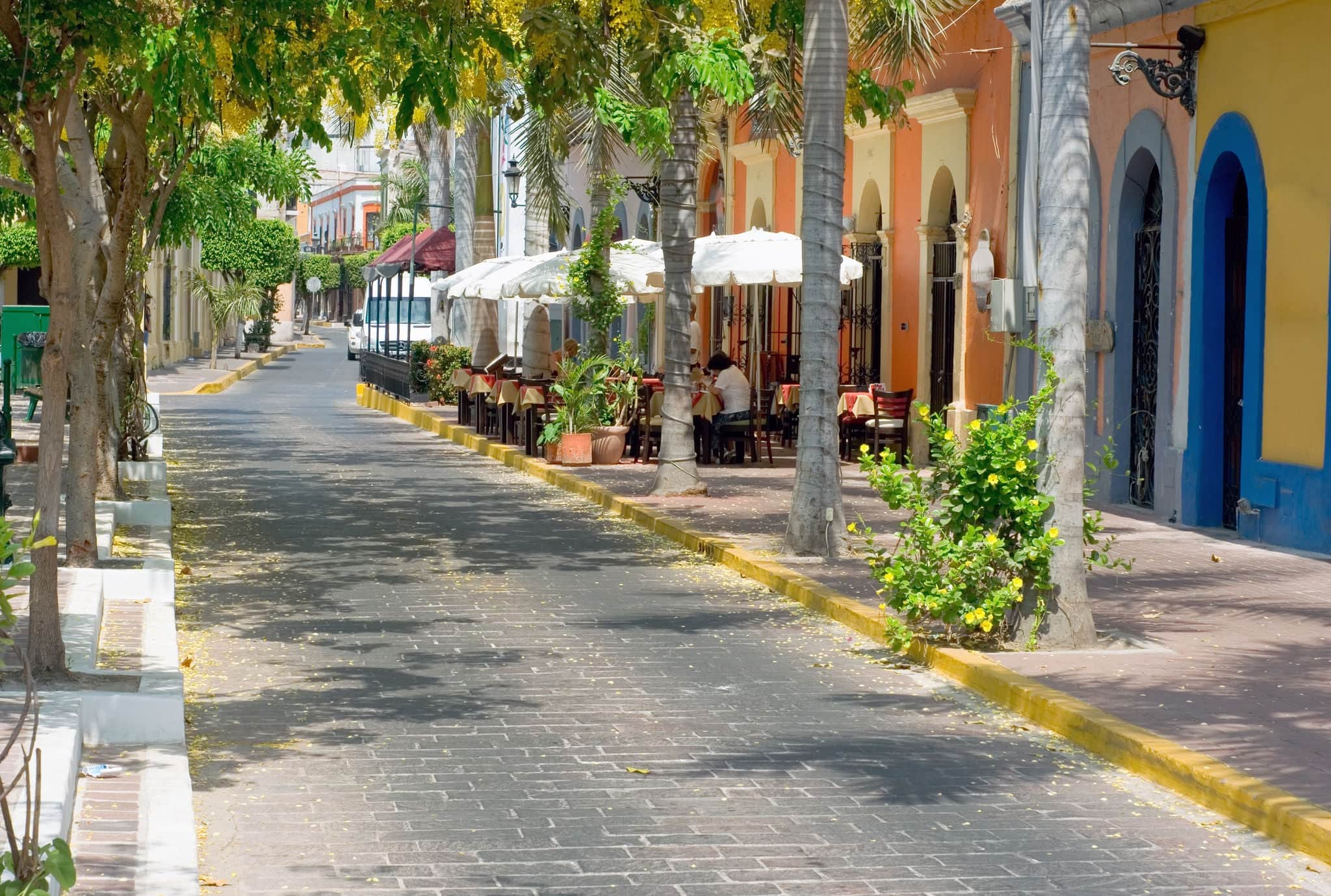 Historic District in Mazatlan Mexico