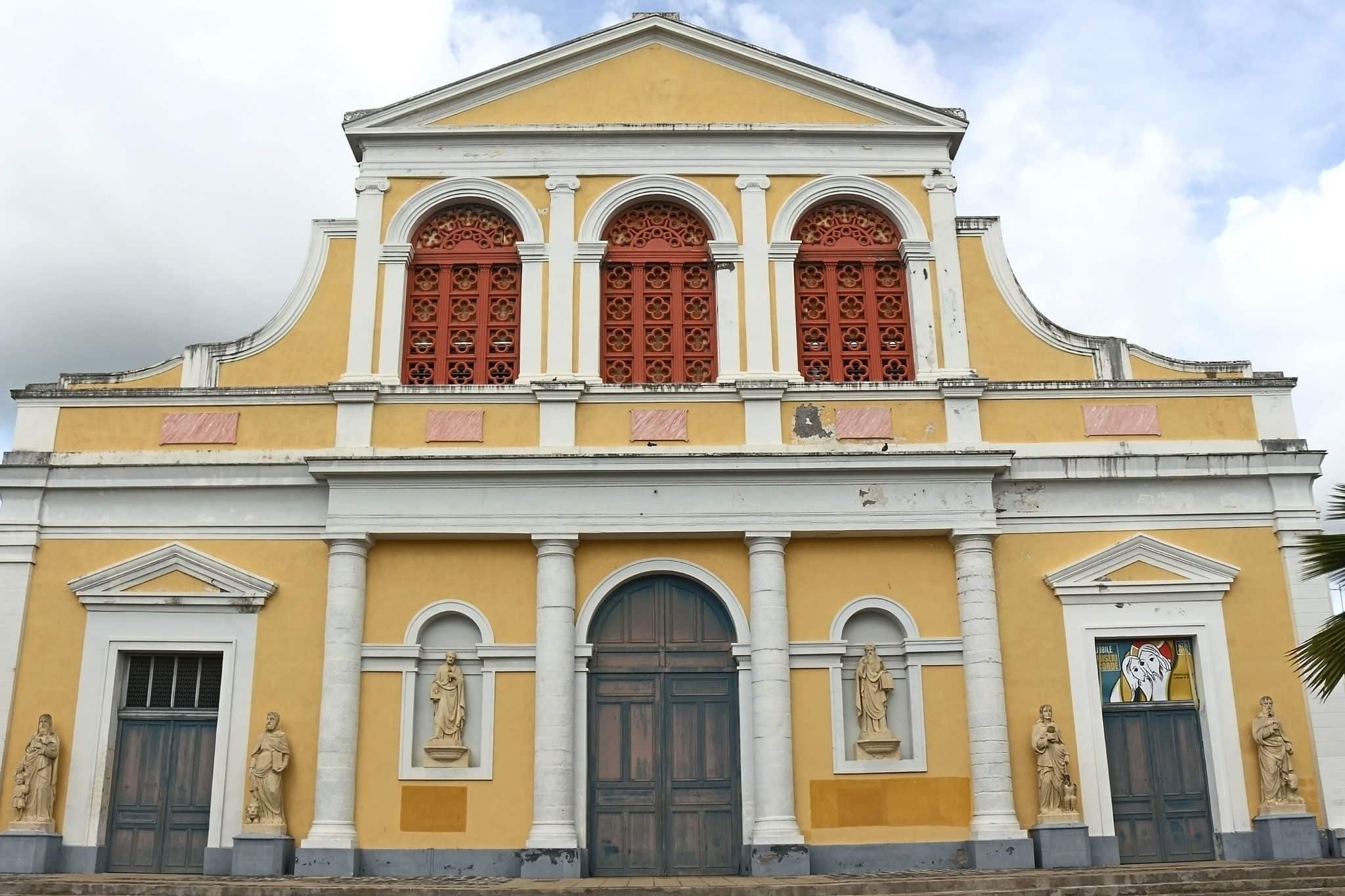 Cathedral of Saint Peter and Saint Paul at Pointe-Ã -Pitre, Guadeloupe