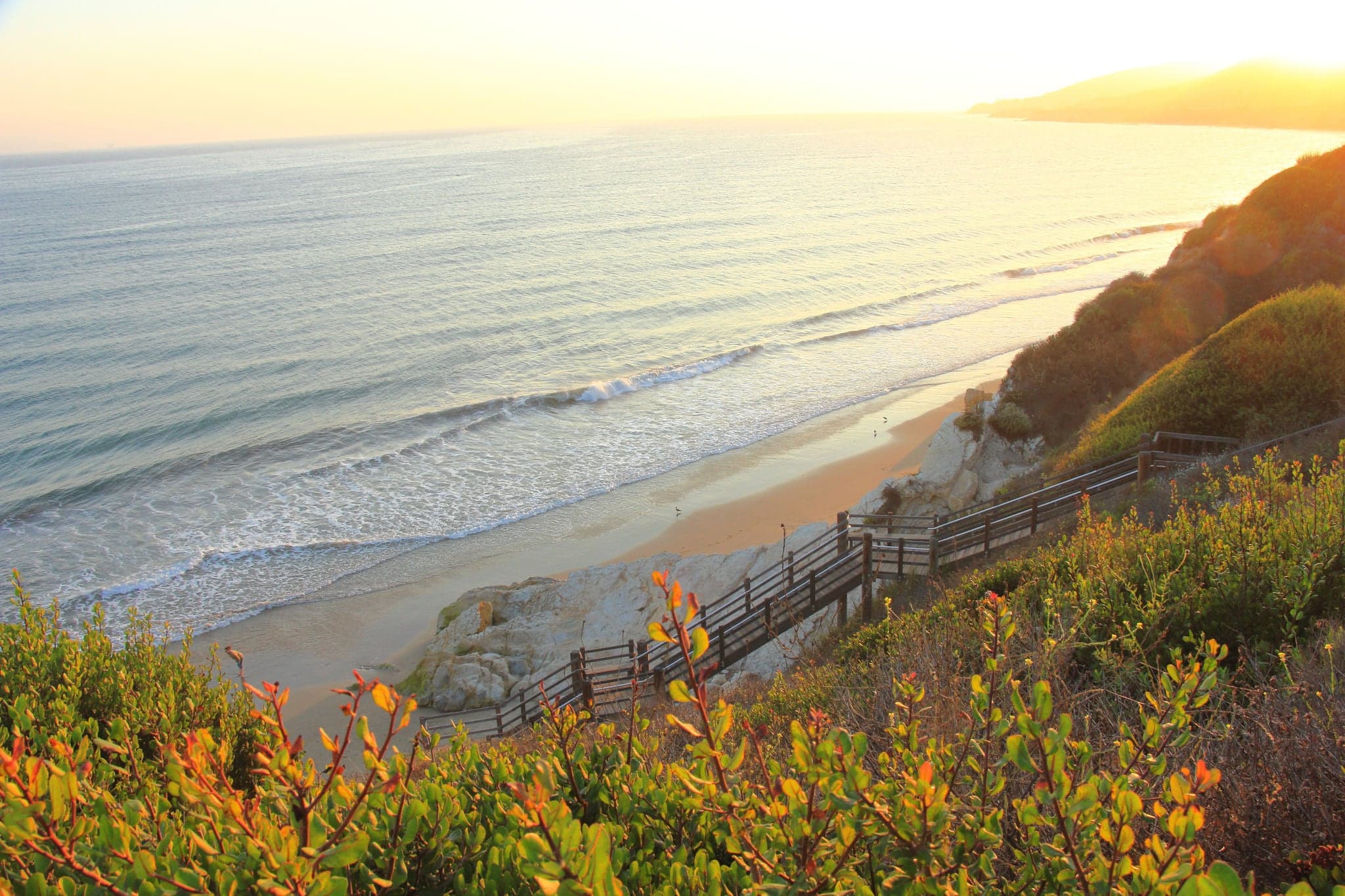 View of the Santa Barbara Channel, taken from El Capitan State Beach