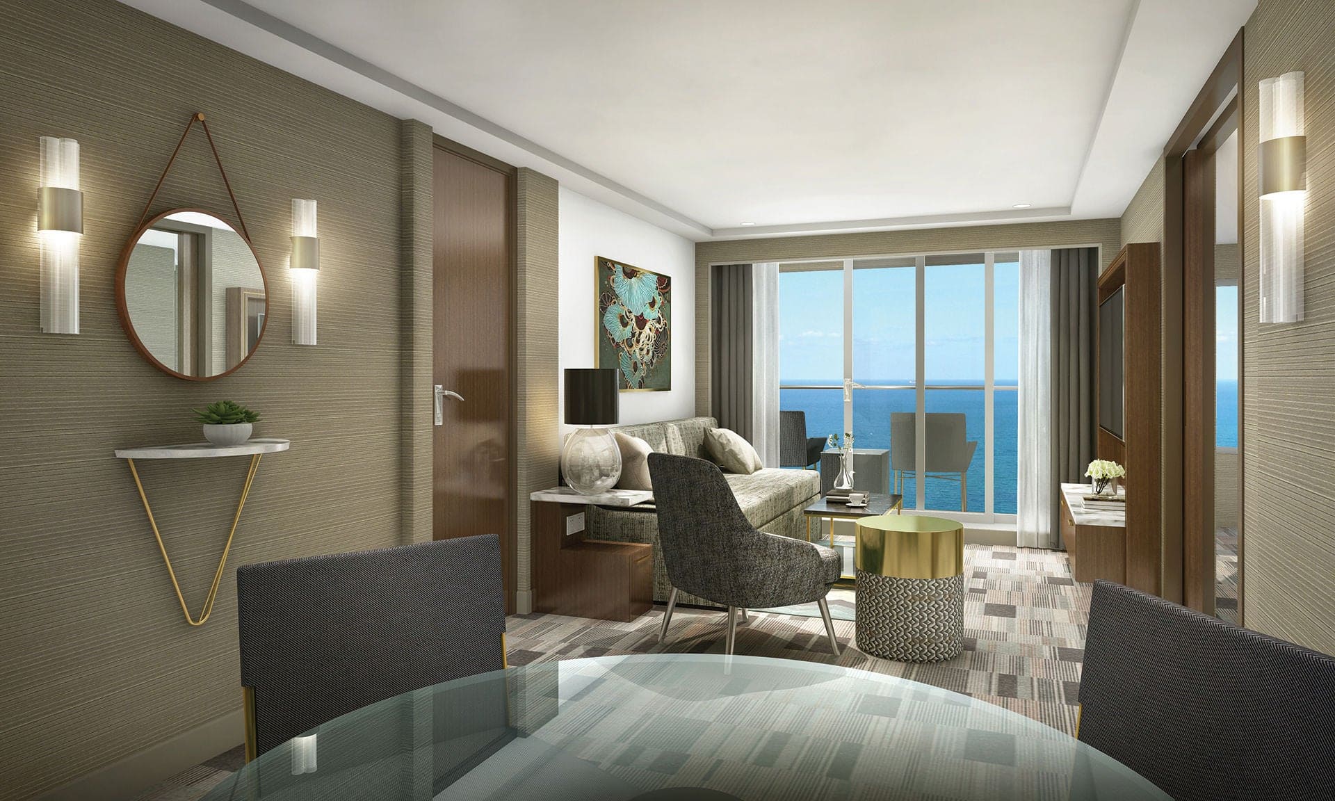 Aft-Facing Owner's Suite with Master Bedroom & Balcony