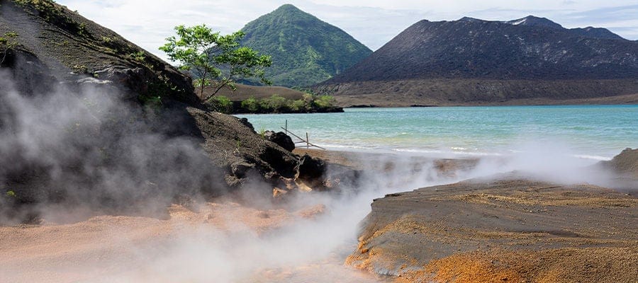 volcán en Rabaul