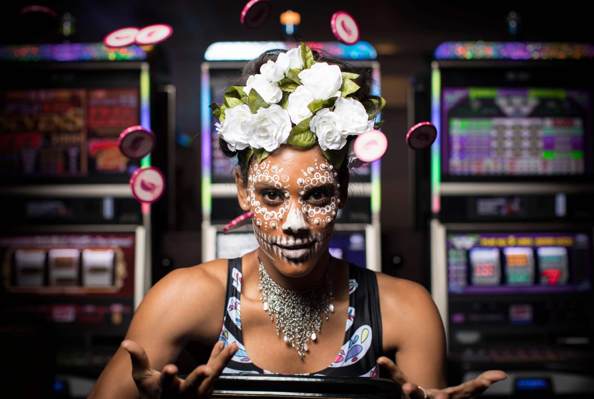 Norwegian Getaway; casino; slots; halloween