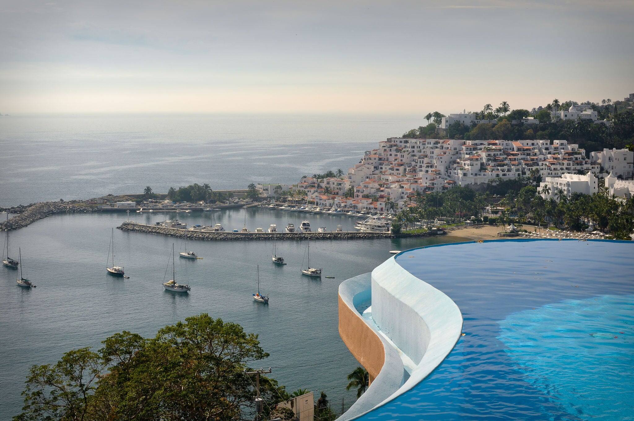 Beautiful spacious view of Manzanillo Mexico