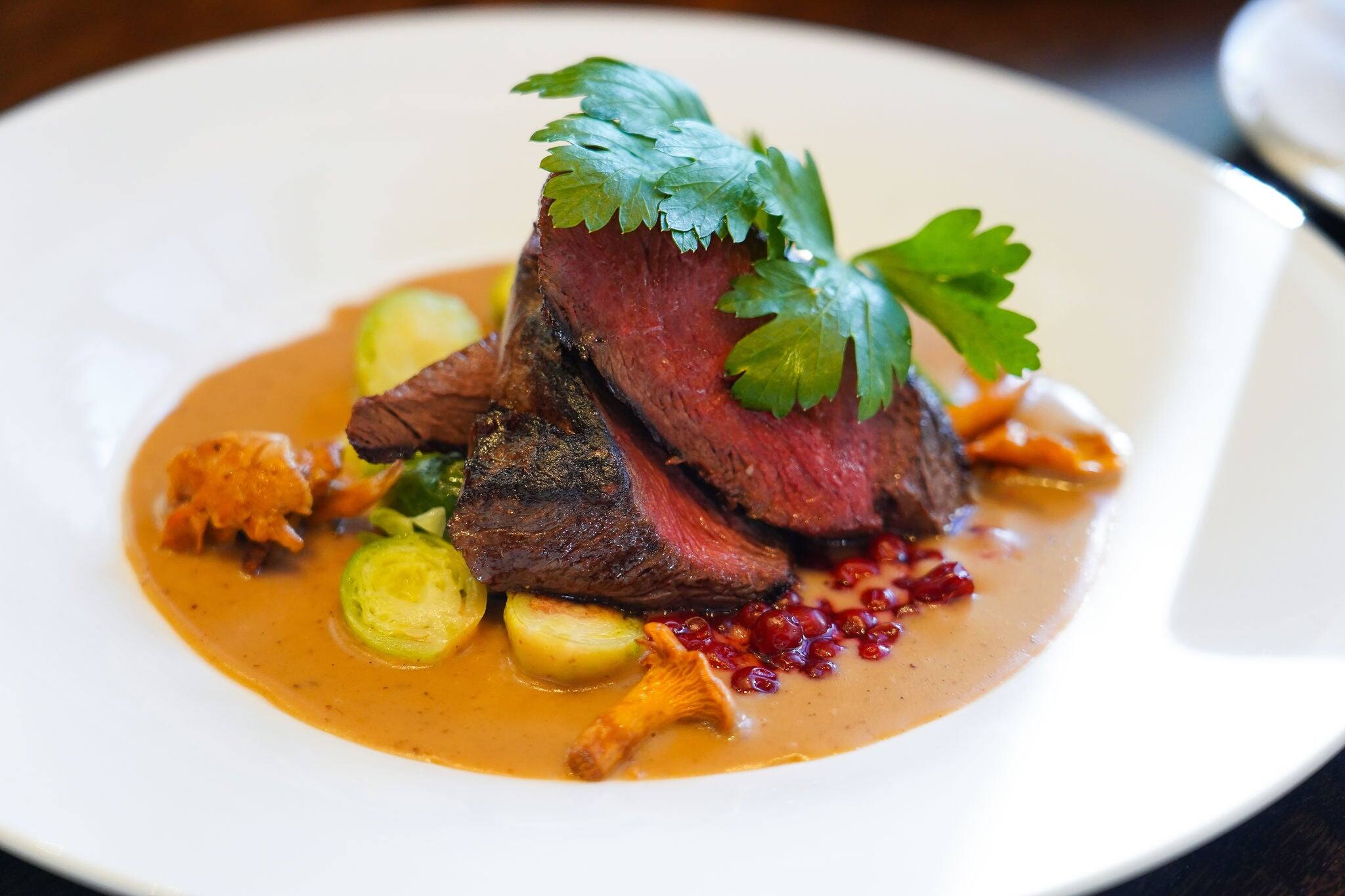 Reinsdyrfilet Fillet of reindeer steak