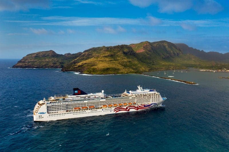 NCL Cruise Line, Pride of America, Nawiliwili, Kauai, Hawaii