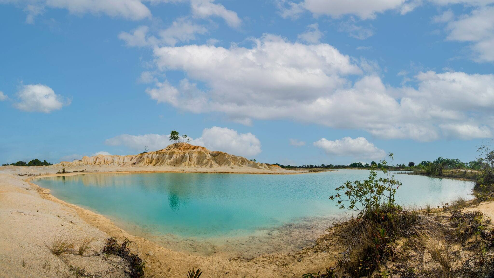 Blue Lake at Bintan Island