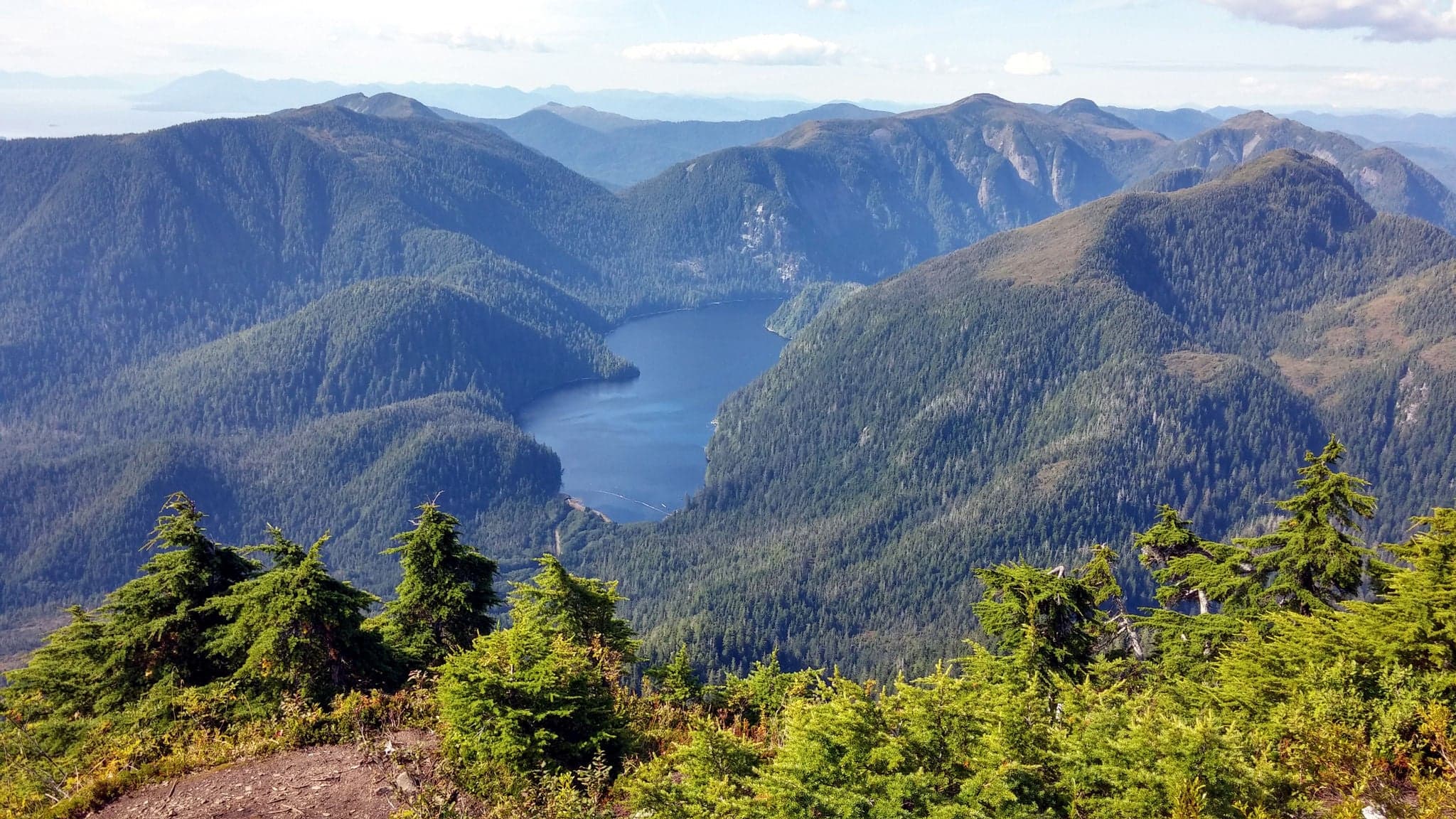 View from Mount Marathon trail, Seward, Alaska