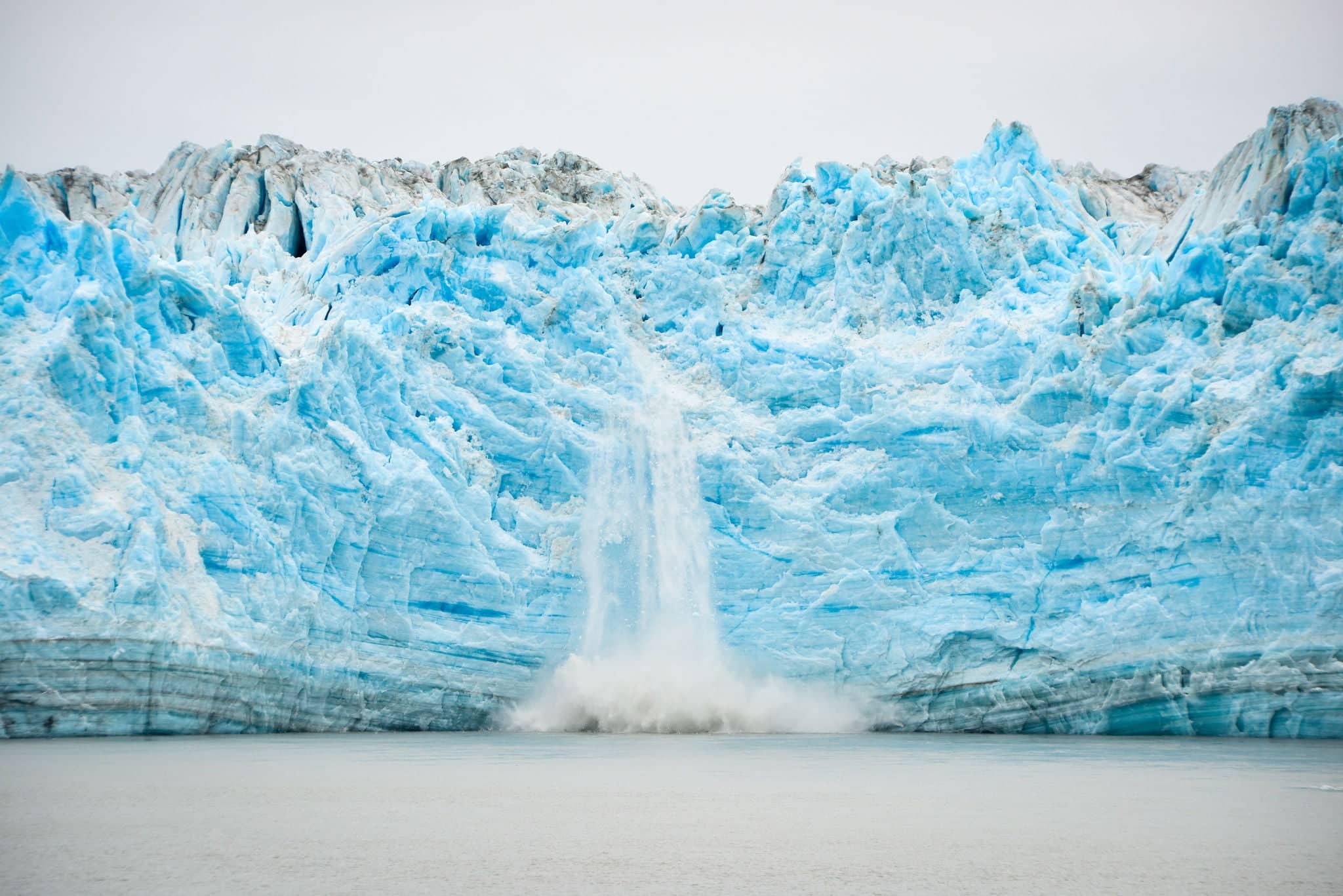 Hubbard Glacier Calving - Natural Phenomenon, soft focus