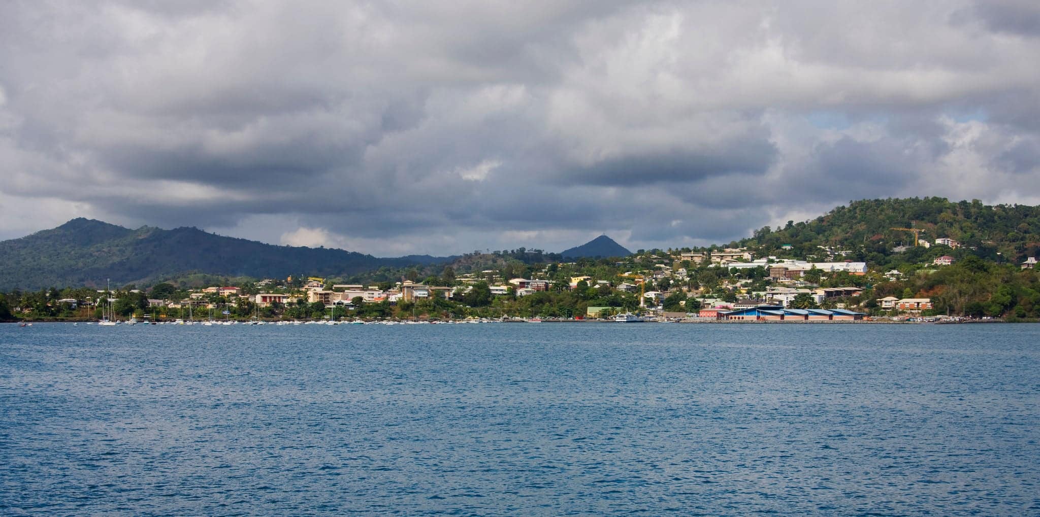 Vistas al mar desde Mayotte.