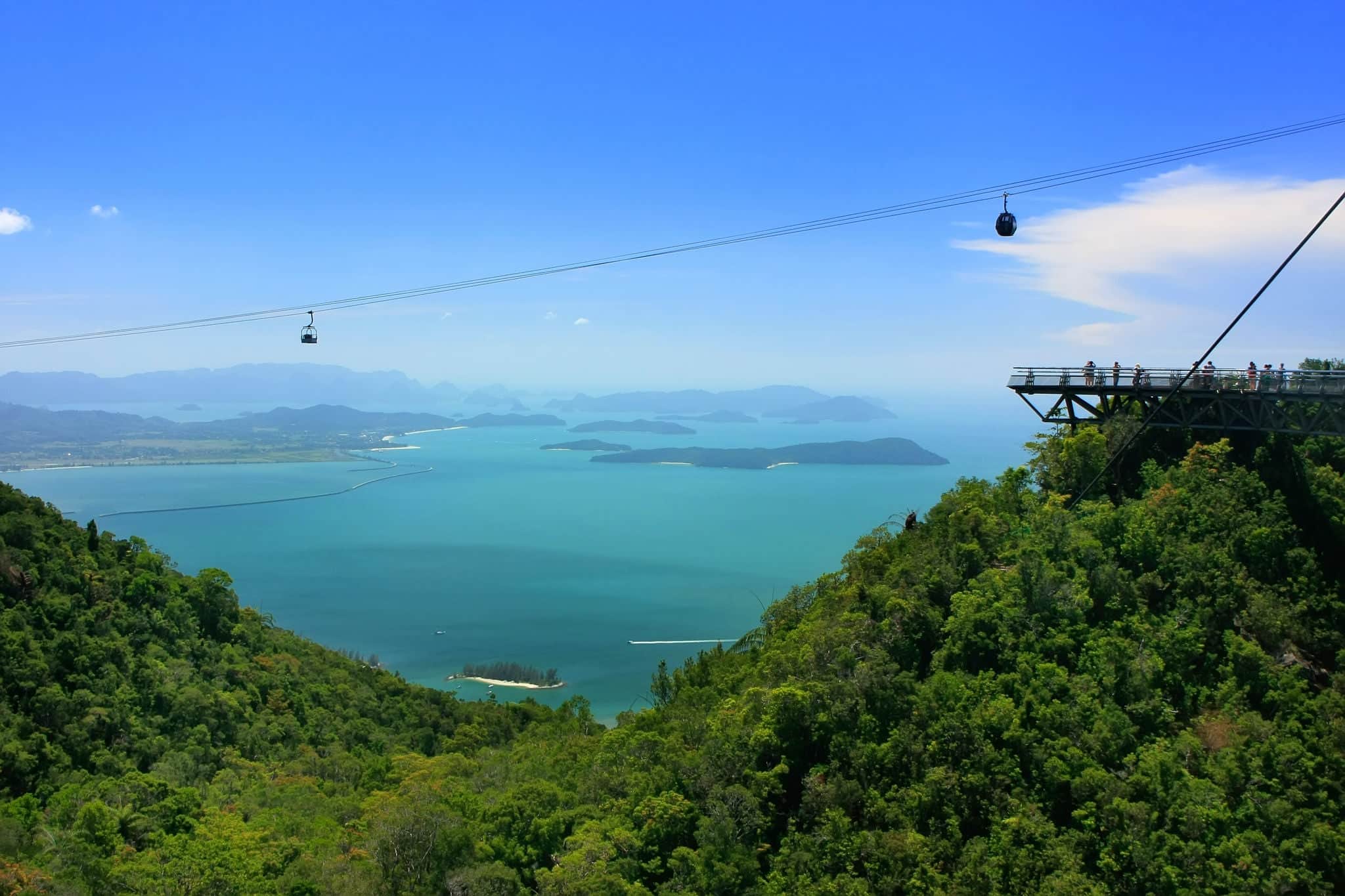 Sky Bridge cable car, Langkawi island, Malaysia, Southeast Asia