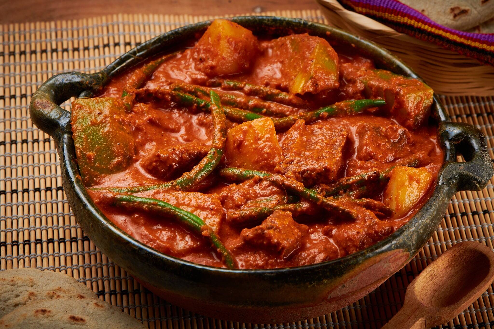 Pepian de res traditional plate from Guatemala