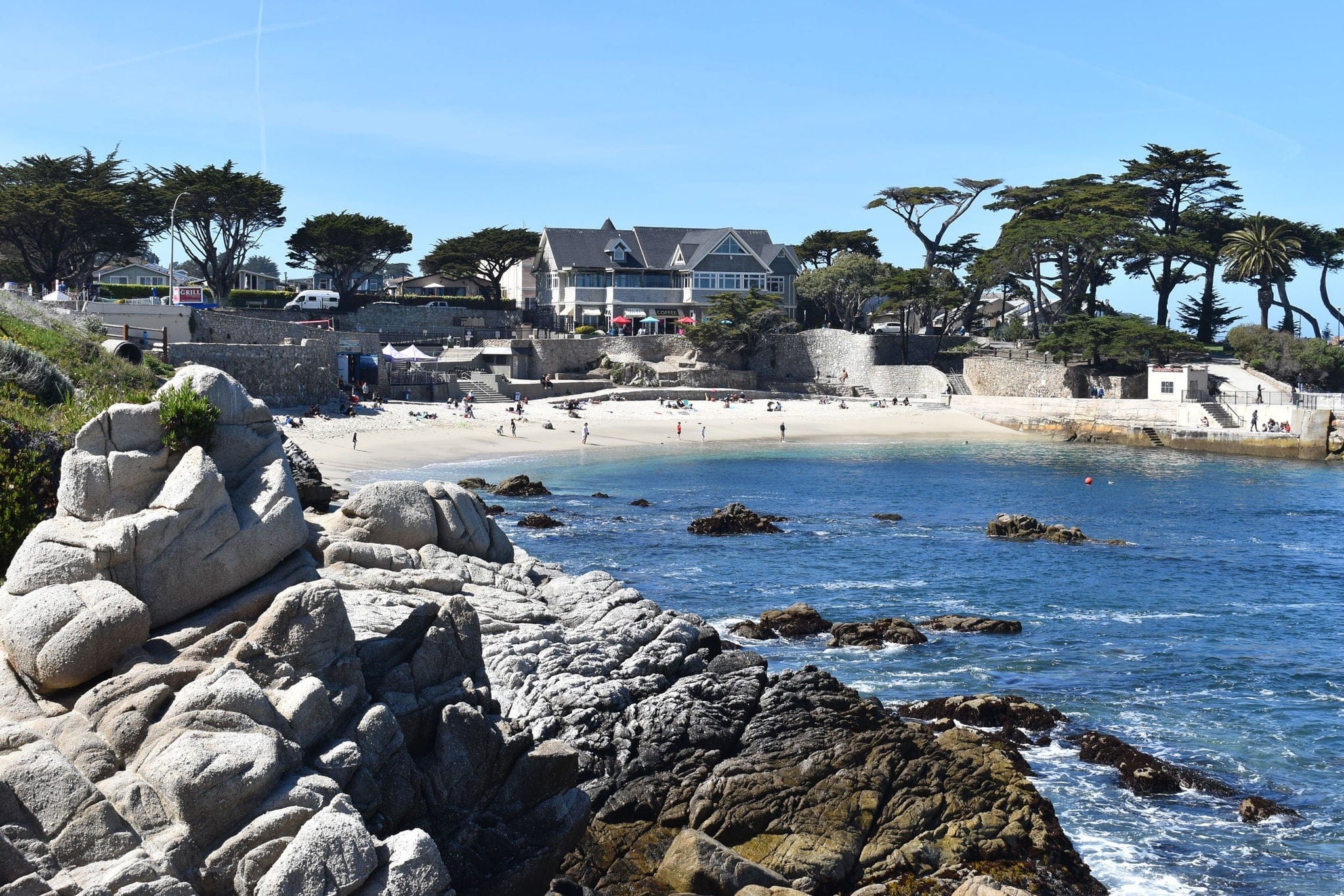 Lovers Point Park in Pacific Grove, California, Monterey County