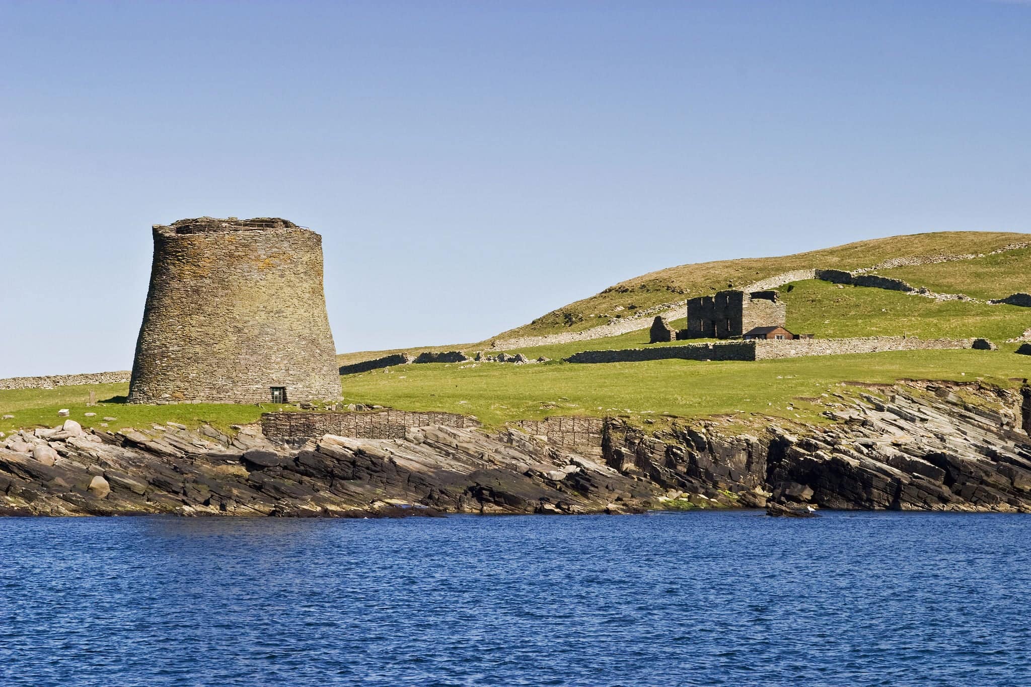 Broch of Mousa at shetlands island