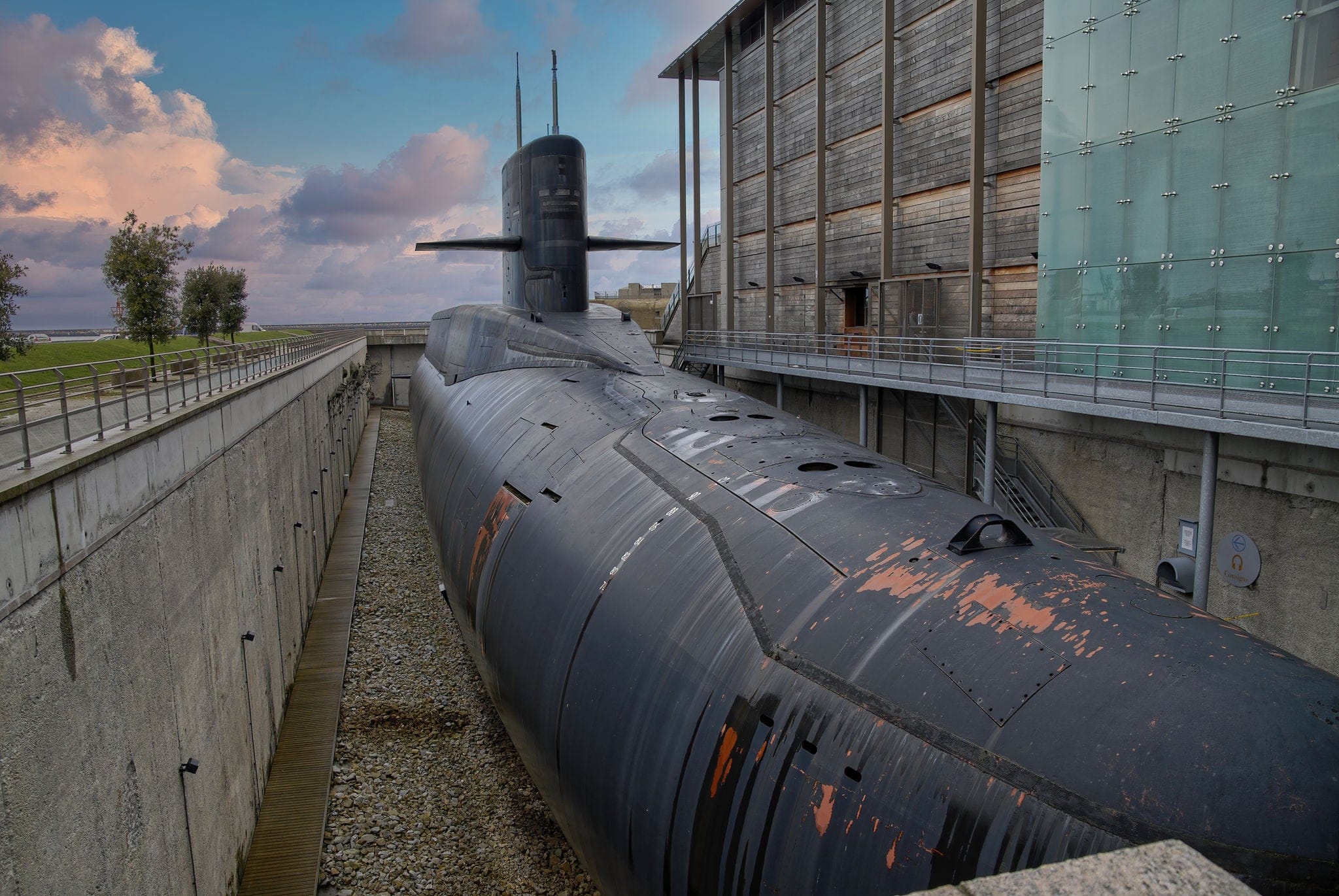 The SSBN Le Redoutable, Cherbourg, France