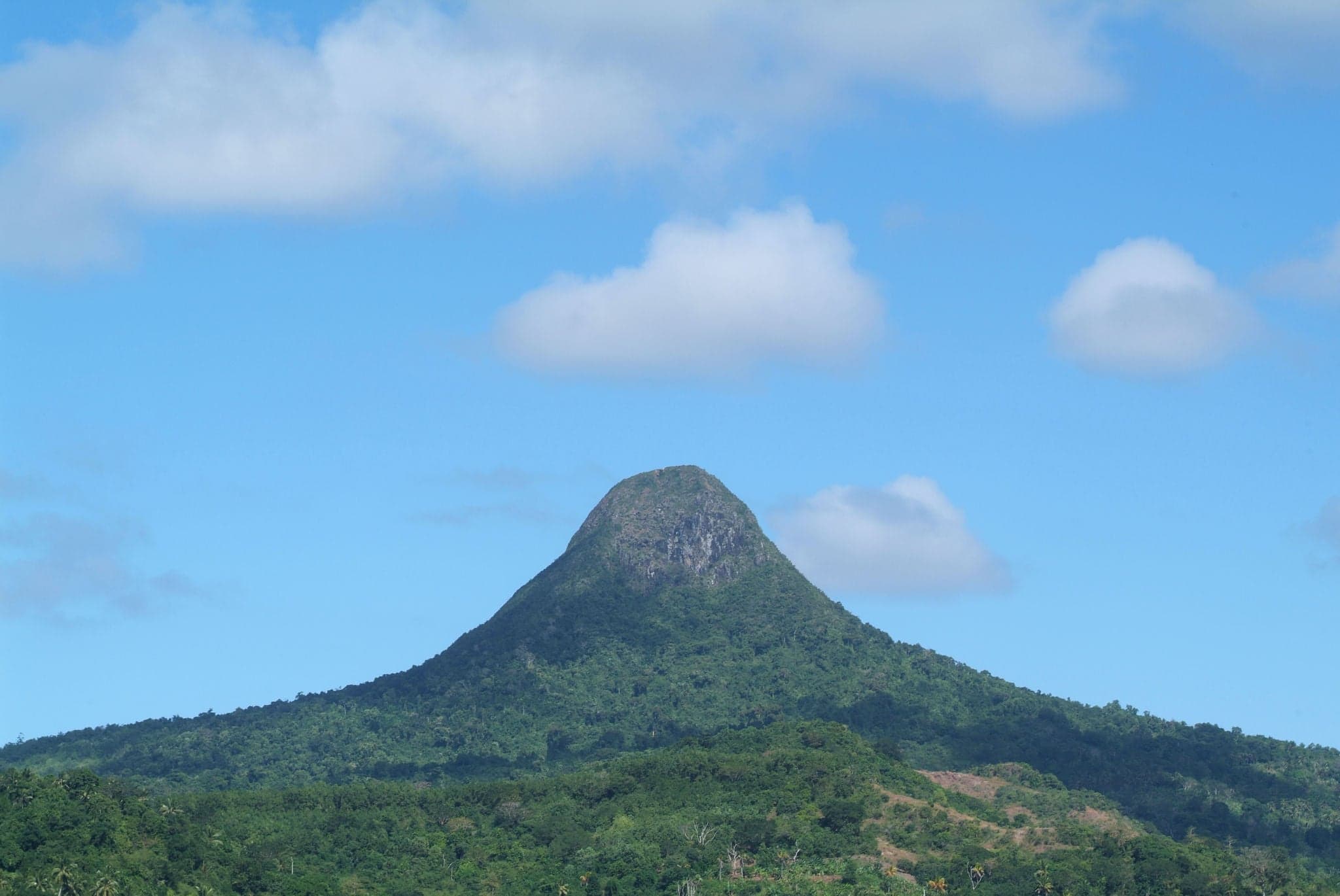 Mount Choungui on Mayotte island