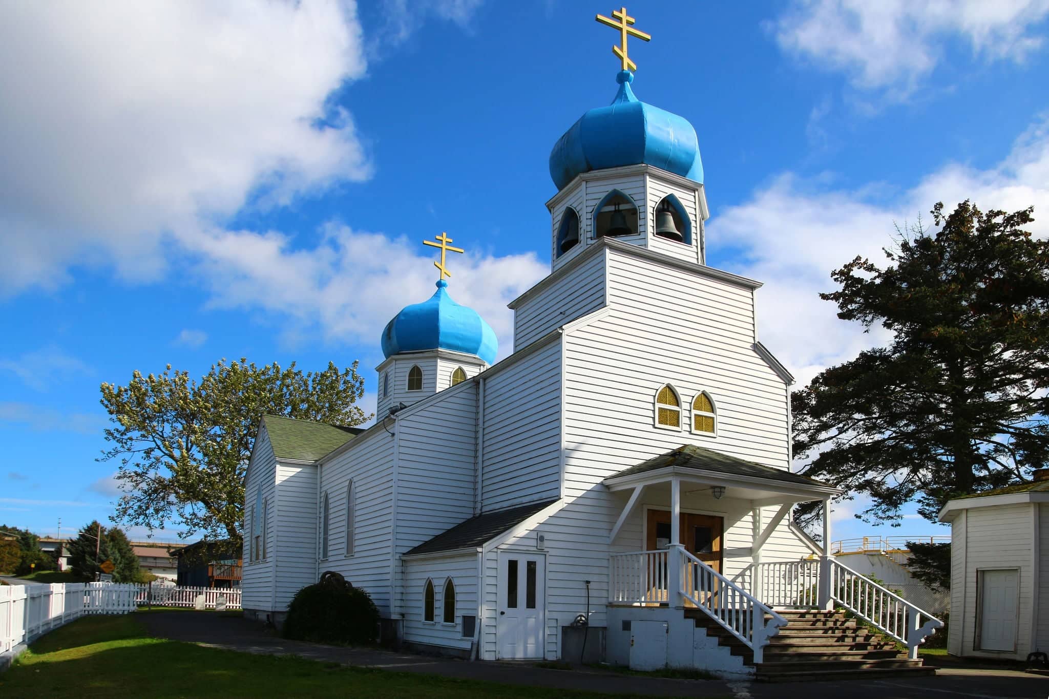 La Iglesia Santa Resurrección es una histórica Iglesia Ortodoxa Rusa en Kodiak 