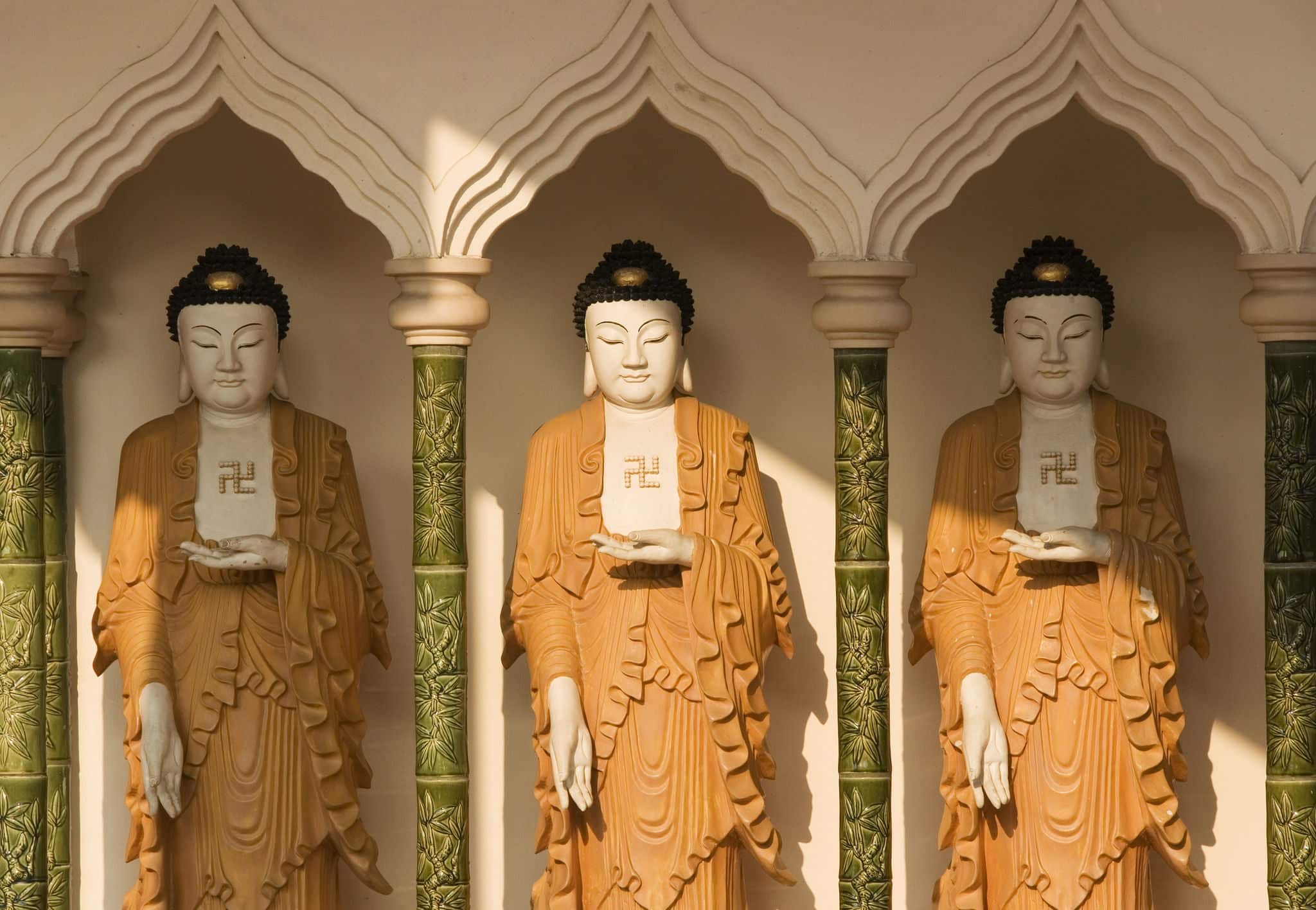 Buddha Statues, Chinese Temple, Penang, Malaysia