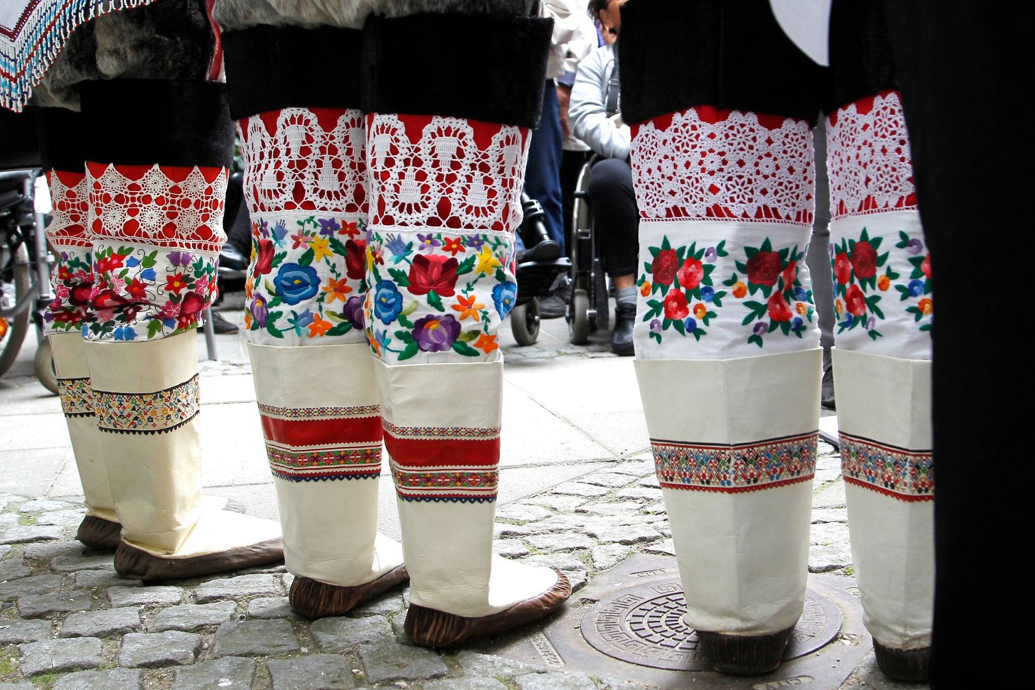 Kamiks a part of the Greenlandic National costume.