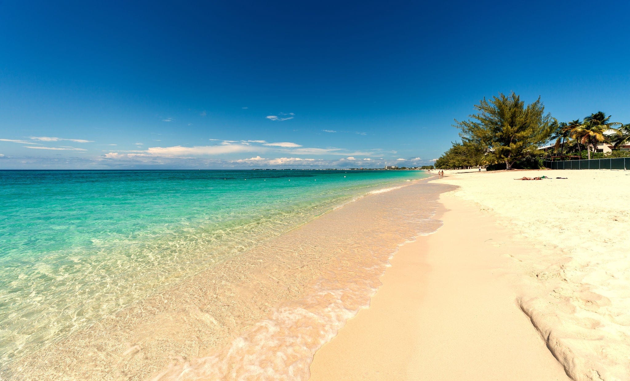 Seven miles beach on Grand Cayman