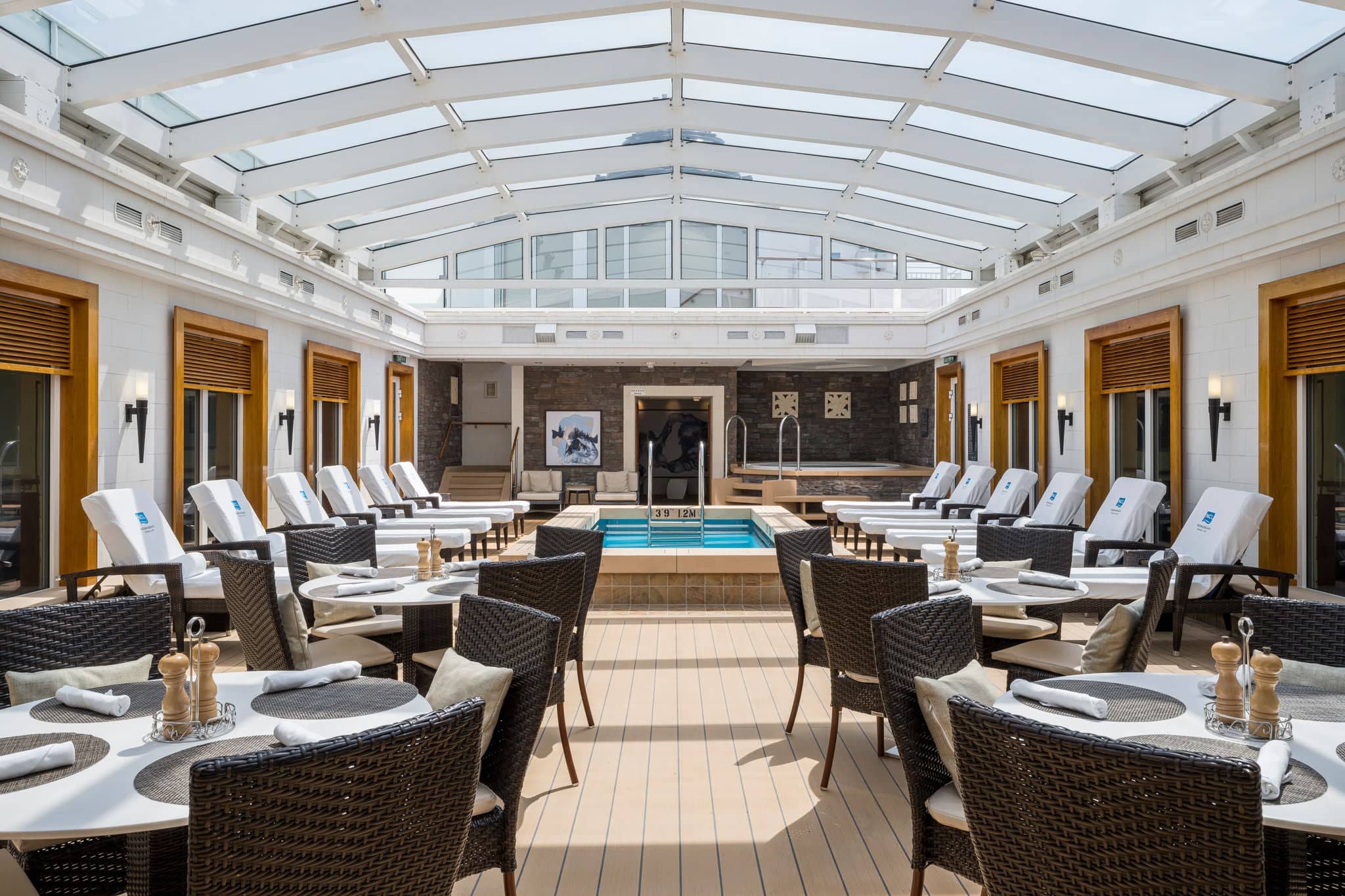 The Haven Courtyard on Norwegian Gem