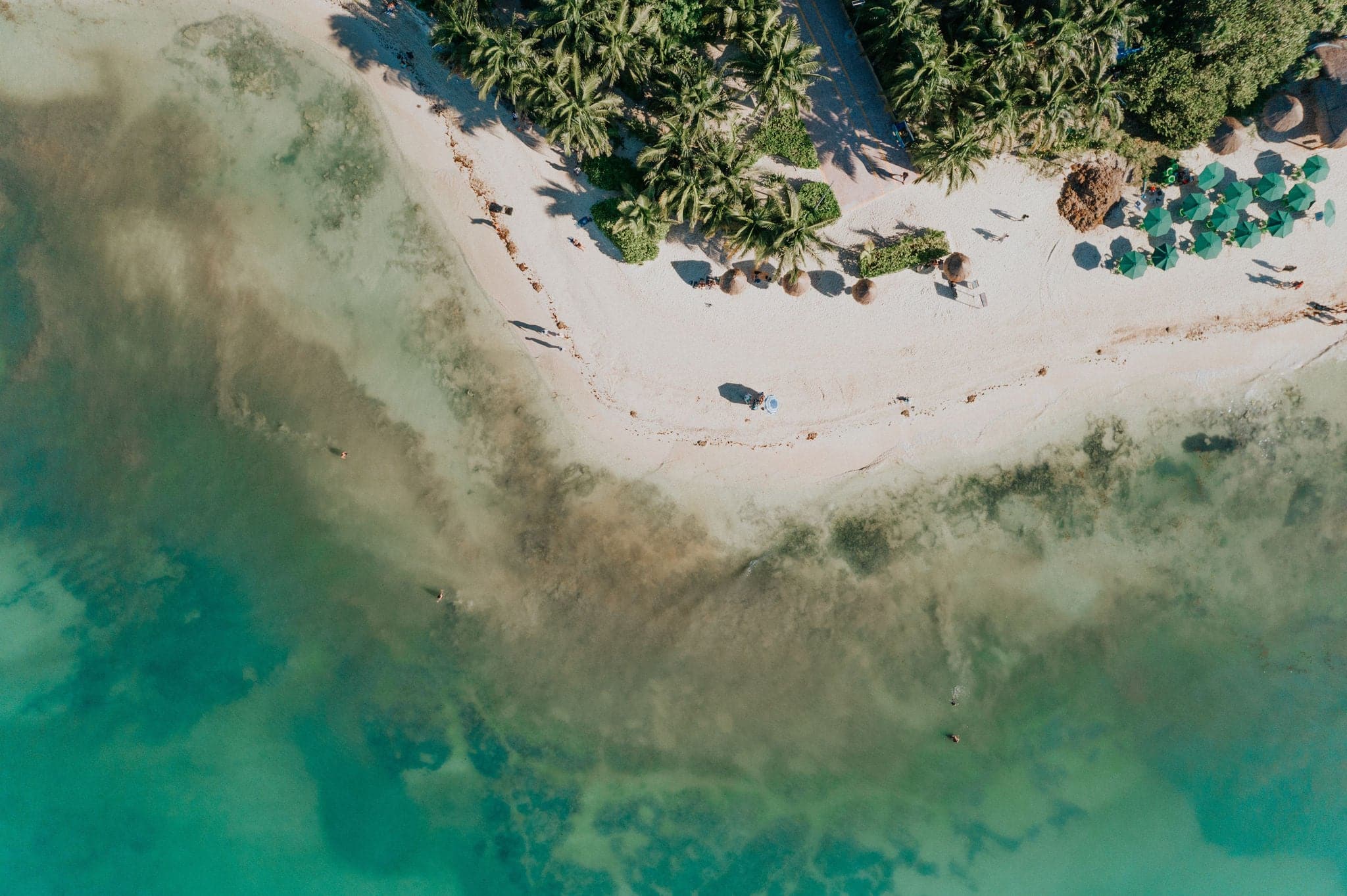 Playa del Carmen drone pictures