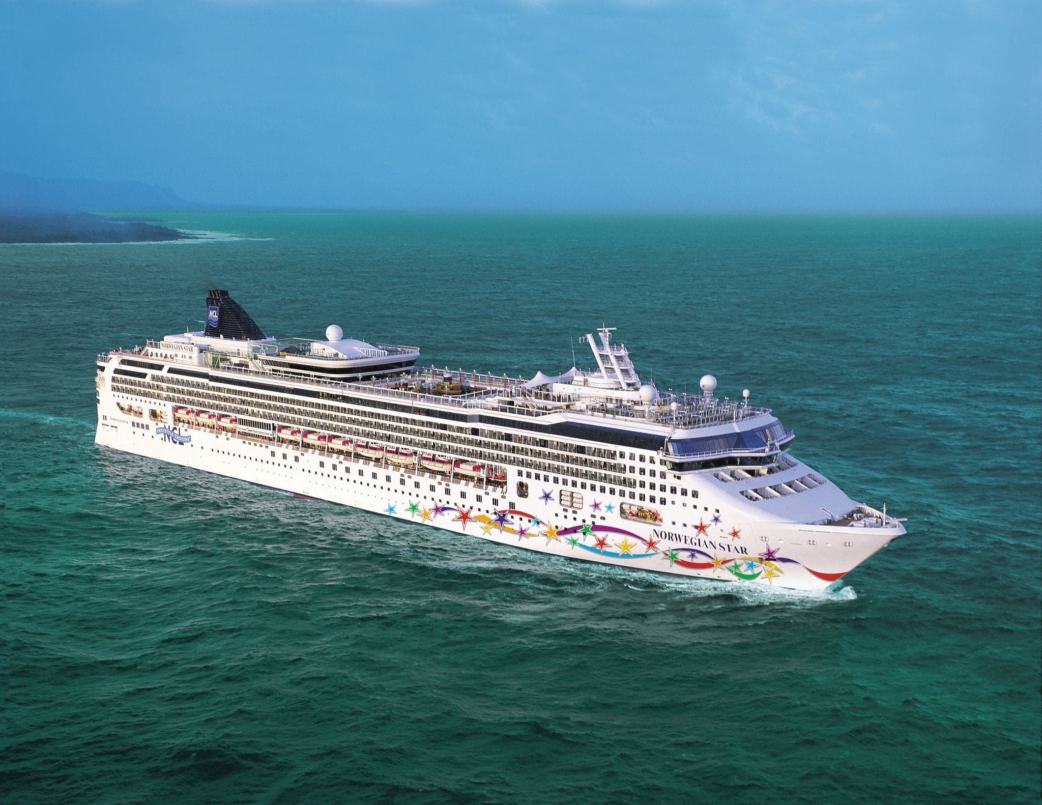 Norwegian Star at sea Pacific Coast