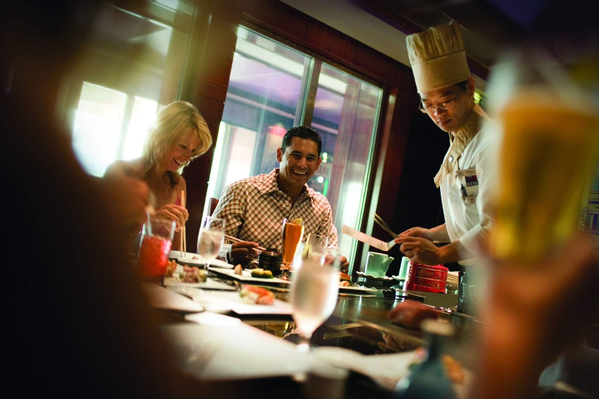 NCL Jade Dining Family Teppanyaki