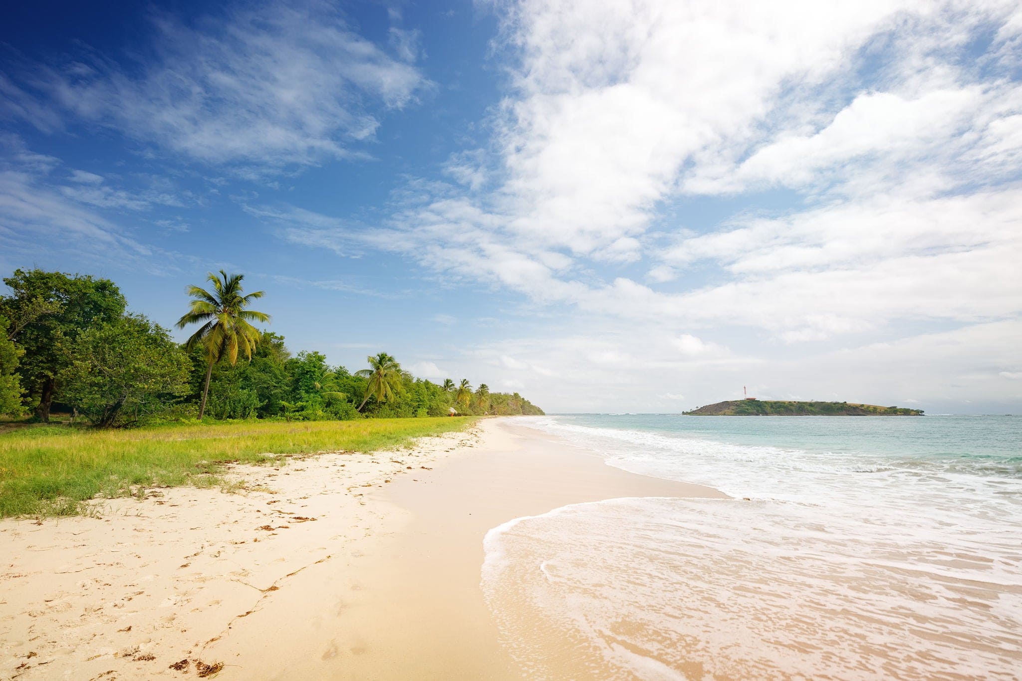 Grande Terre near Anse des Salines. In search of tranquility. Martinique, Carribbean