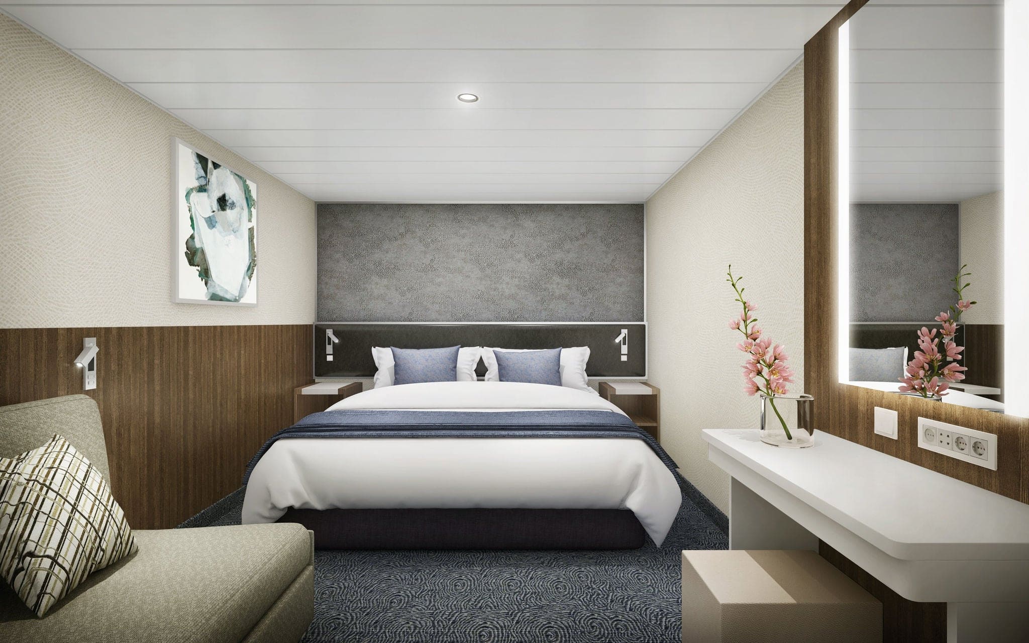 Inside stateroom, Norwegian Spirit