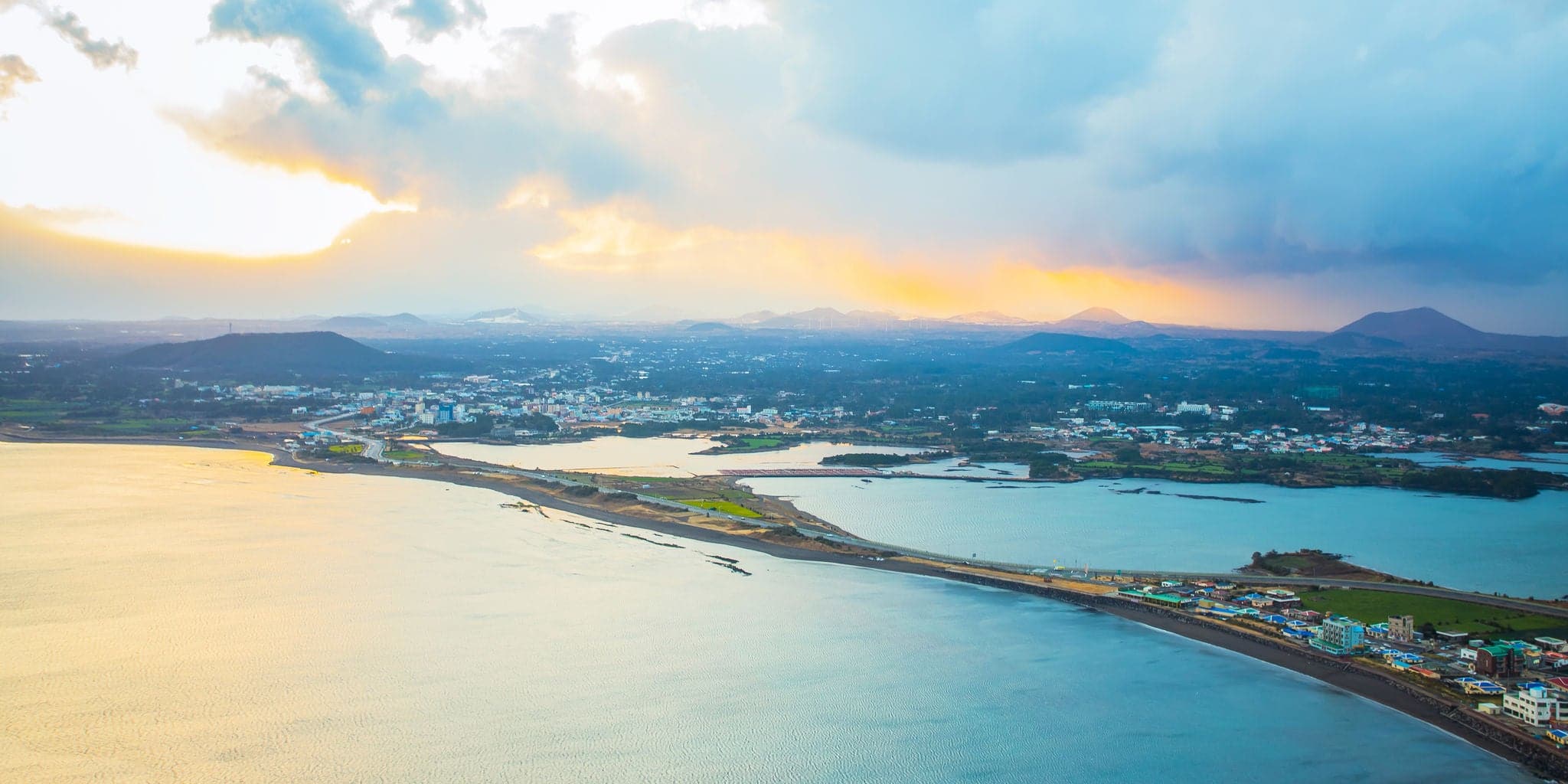 SONGSAN ILCHULBONG View Point in Jeju do , South Korea