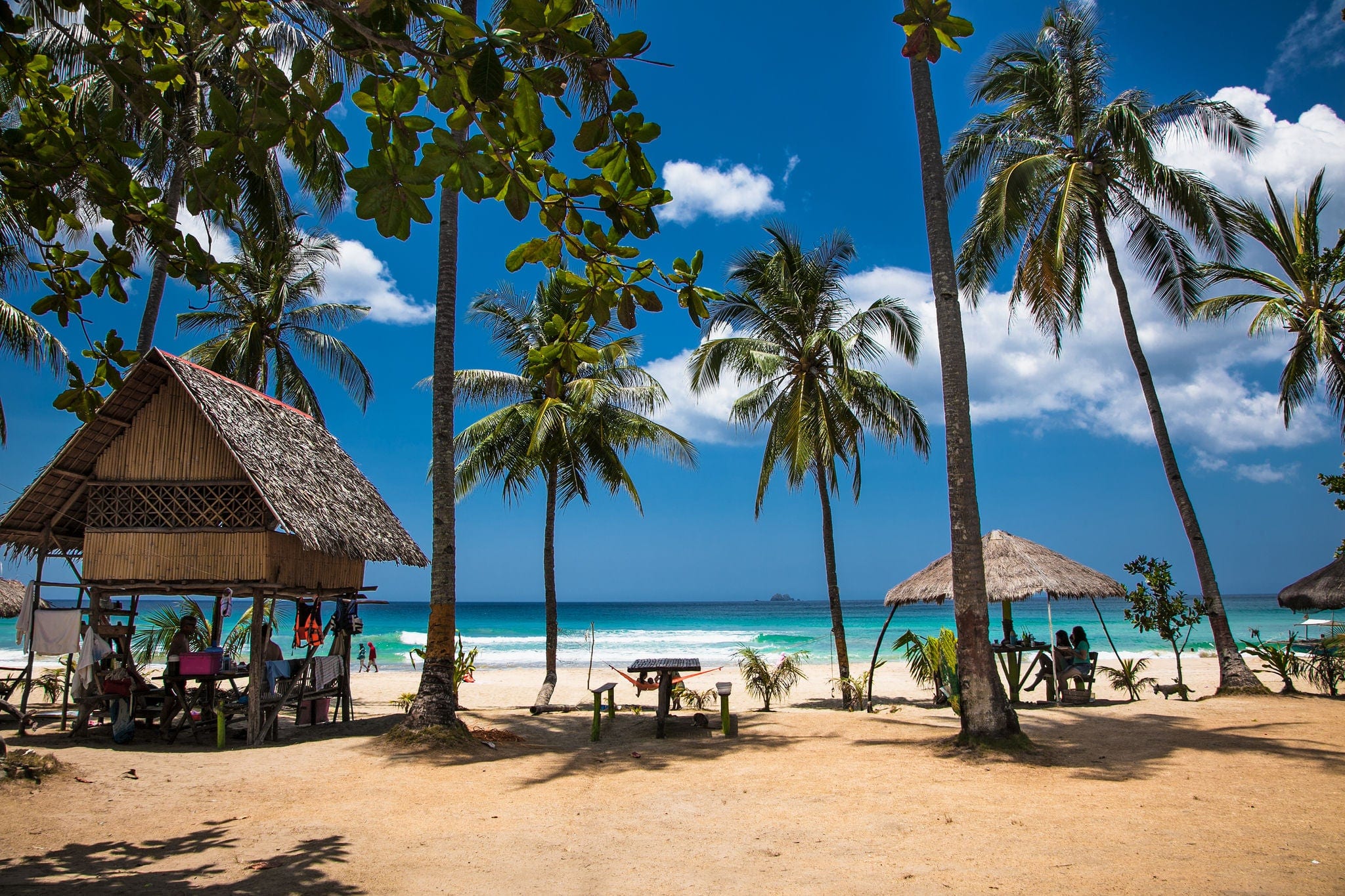 Sabang beach, Puerto Princesa, Palawan island. Philippines .
