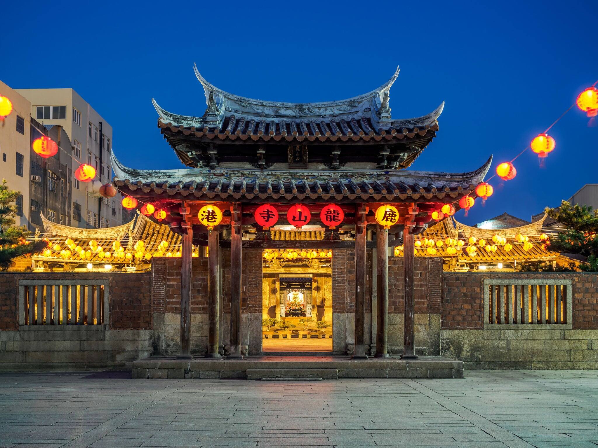 Longshan Temple in Lukang Township, Taiwan.