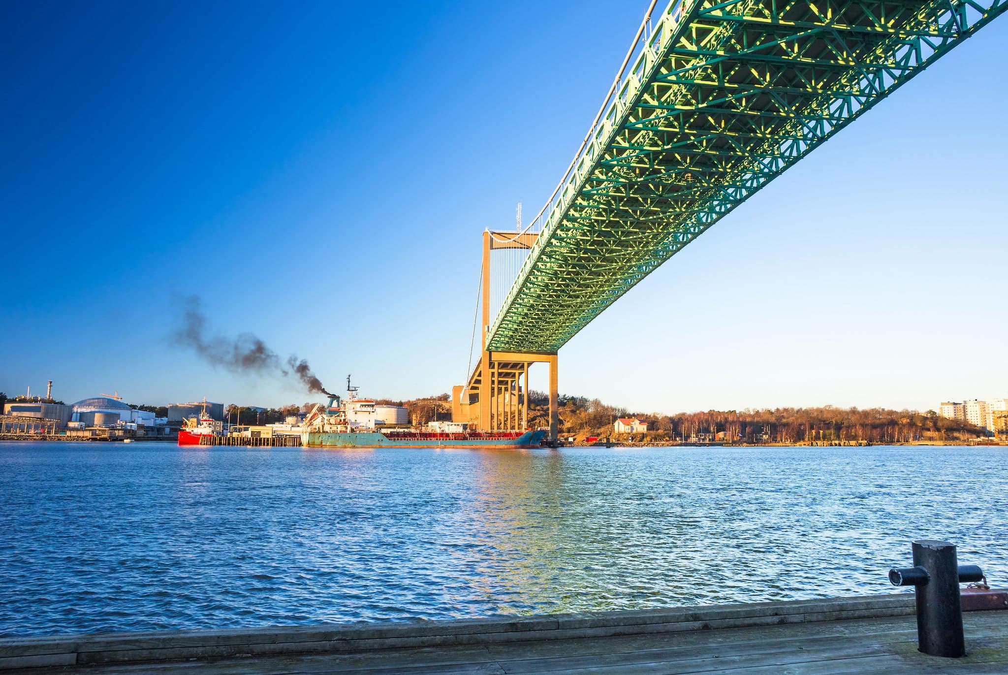 Alvsborg bridge in Goteborg, Sweden