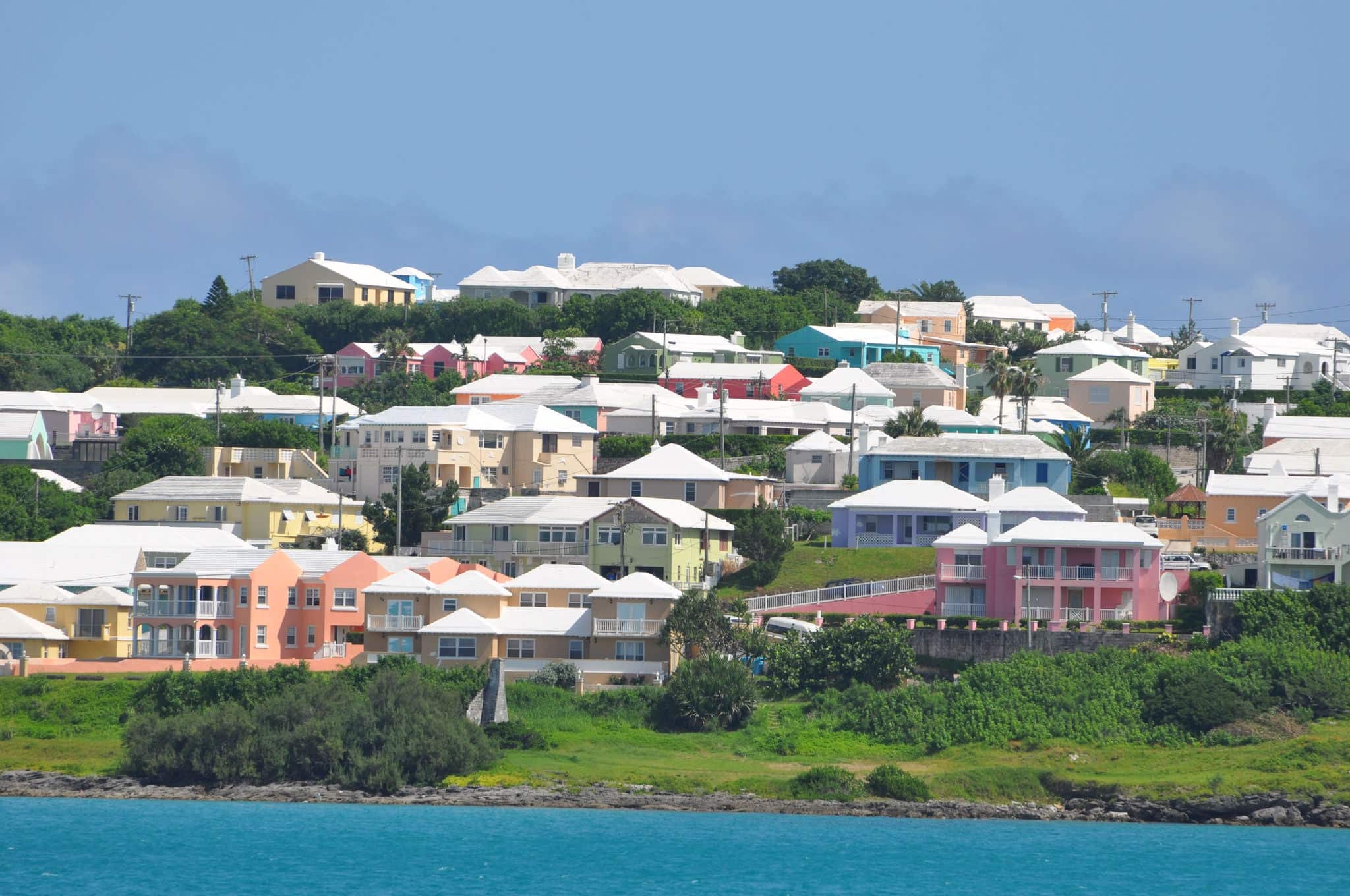 Colorful Houses in Bermuda