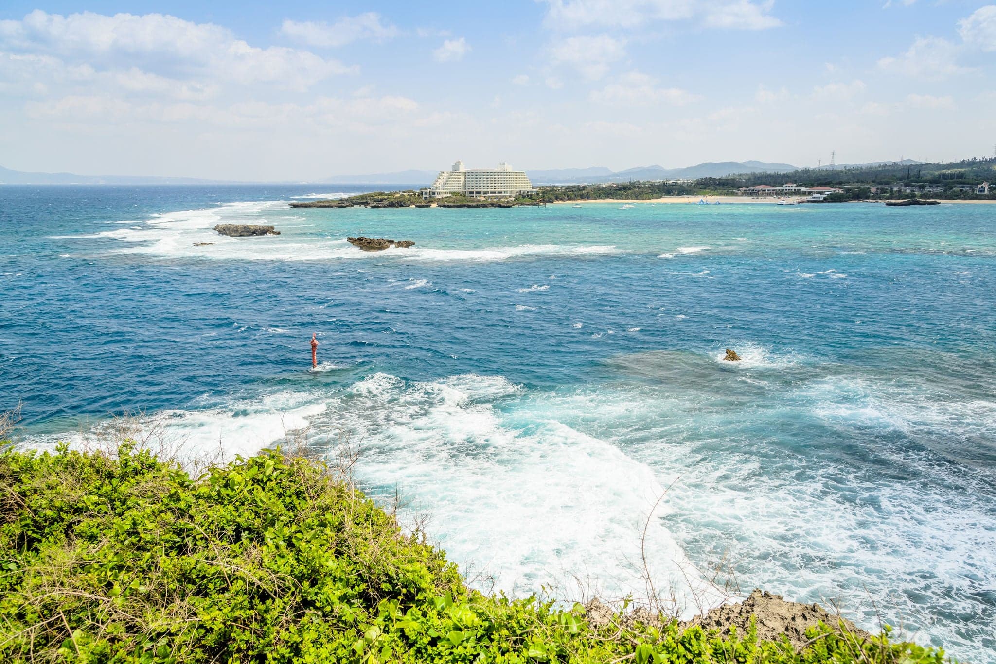 Manzamo Cape in Okinawa, Japan