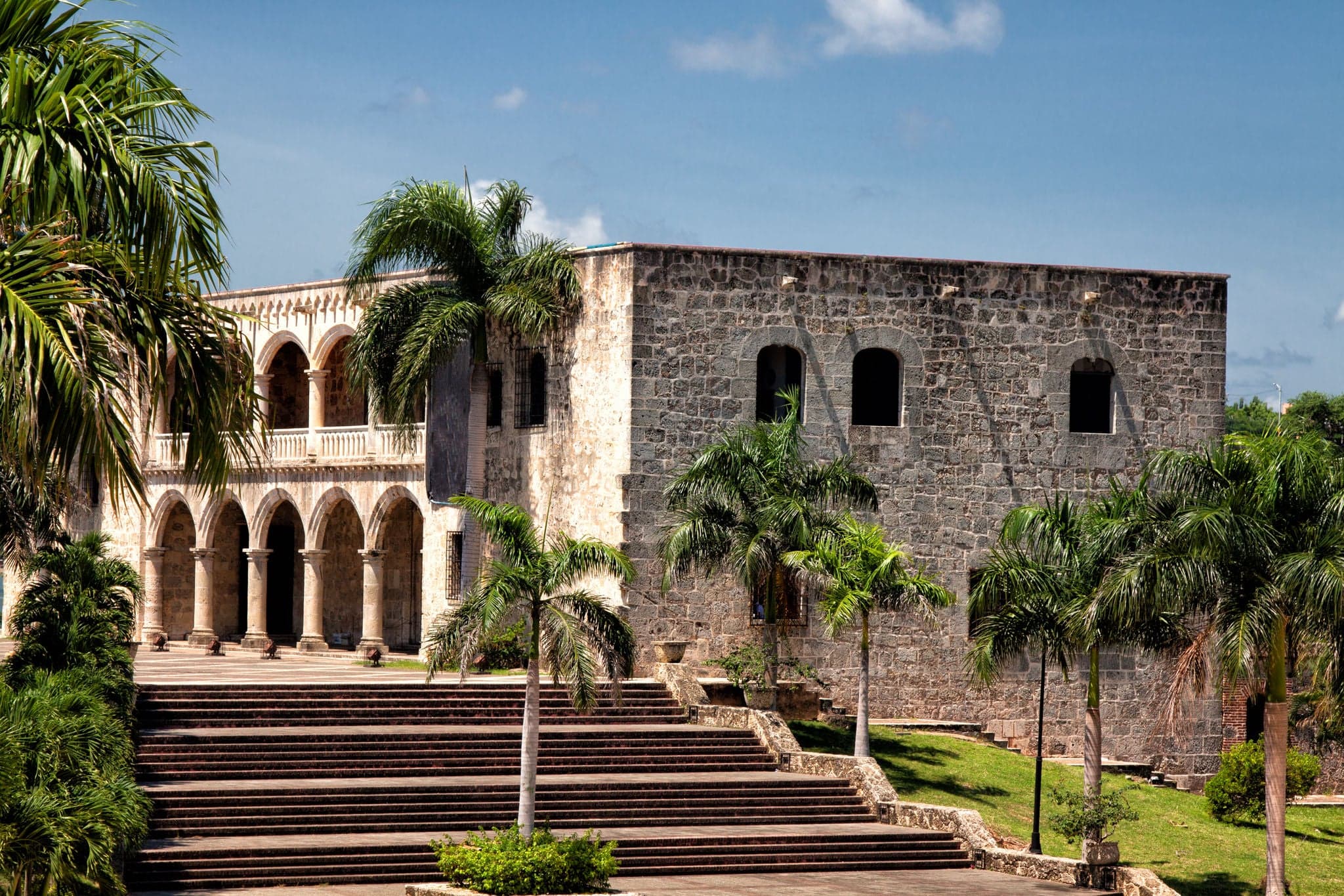 Alcazar de Colon in Santo Domingo, Caribbean
