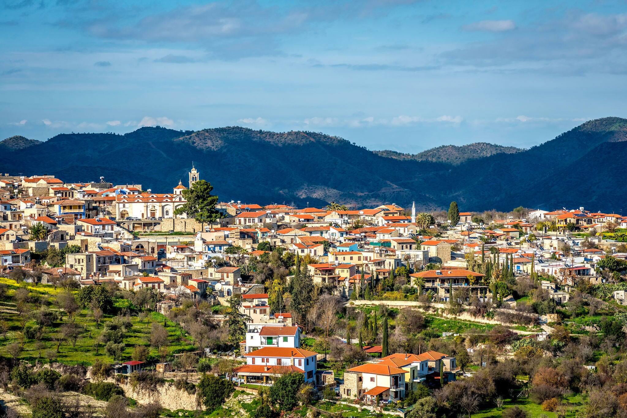 Lefkara, a picturesque village of Larnaca district. Cyprus.