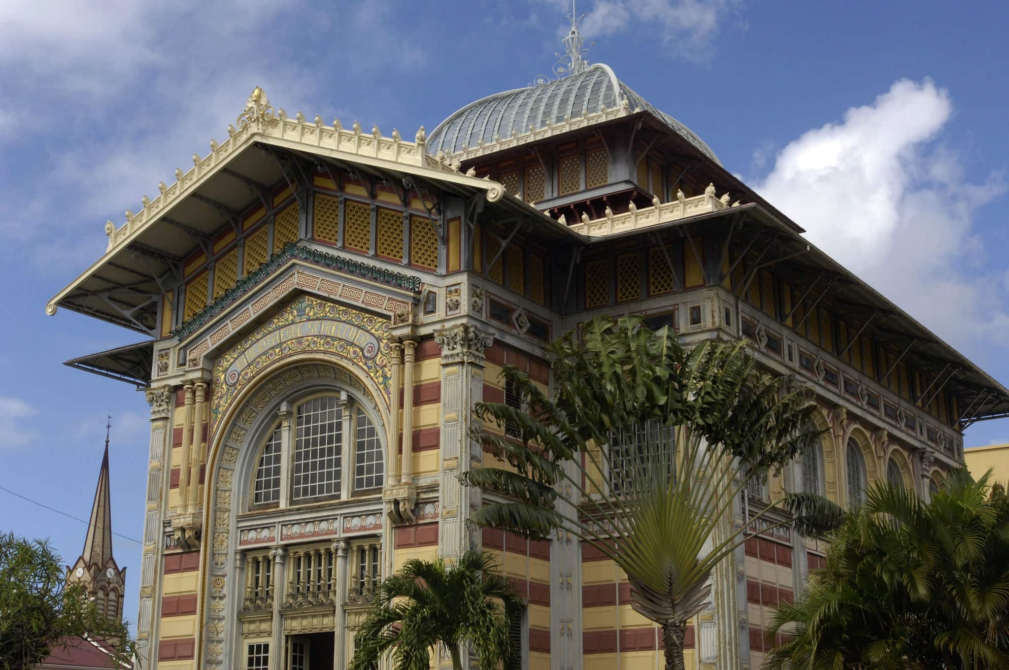France, Martinique, Fort de France, Schoelcher library