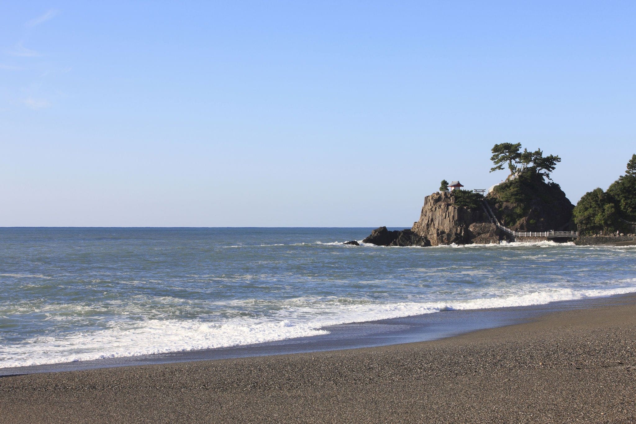 An Image of Coast In Japan