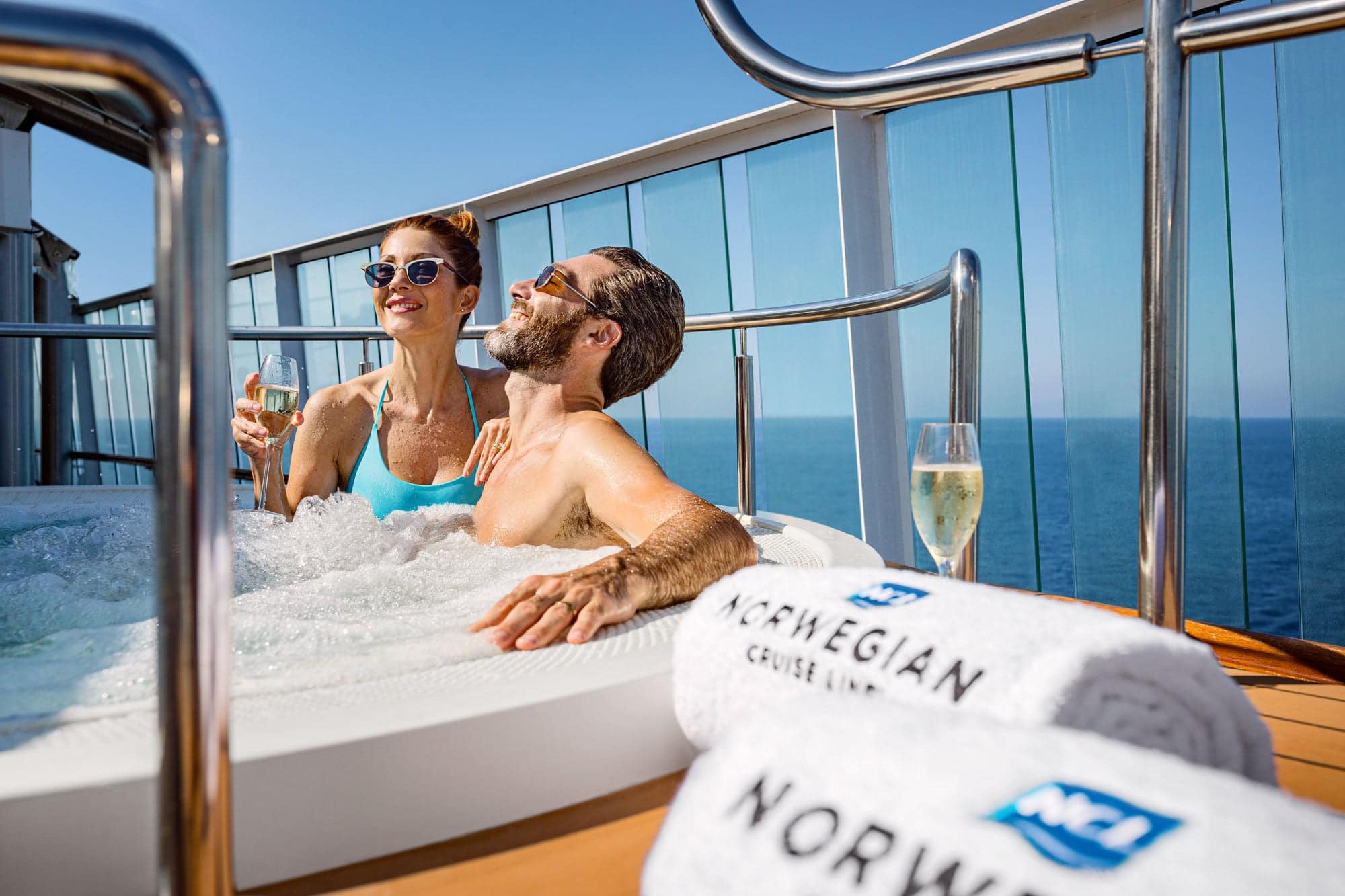 Couple in a Hot Tub