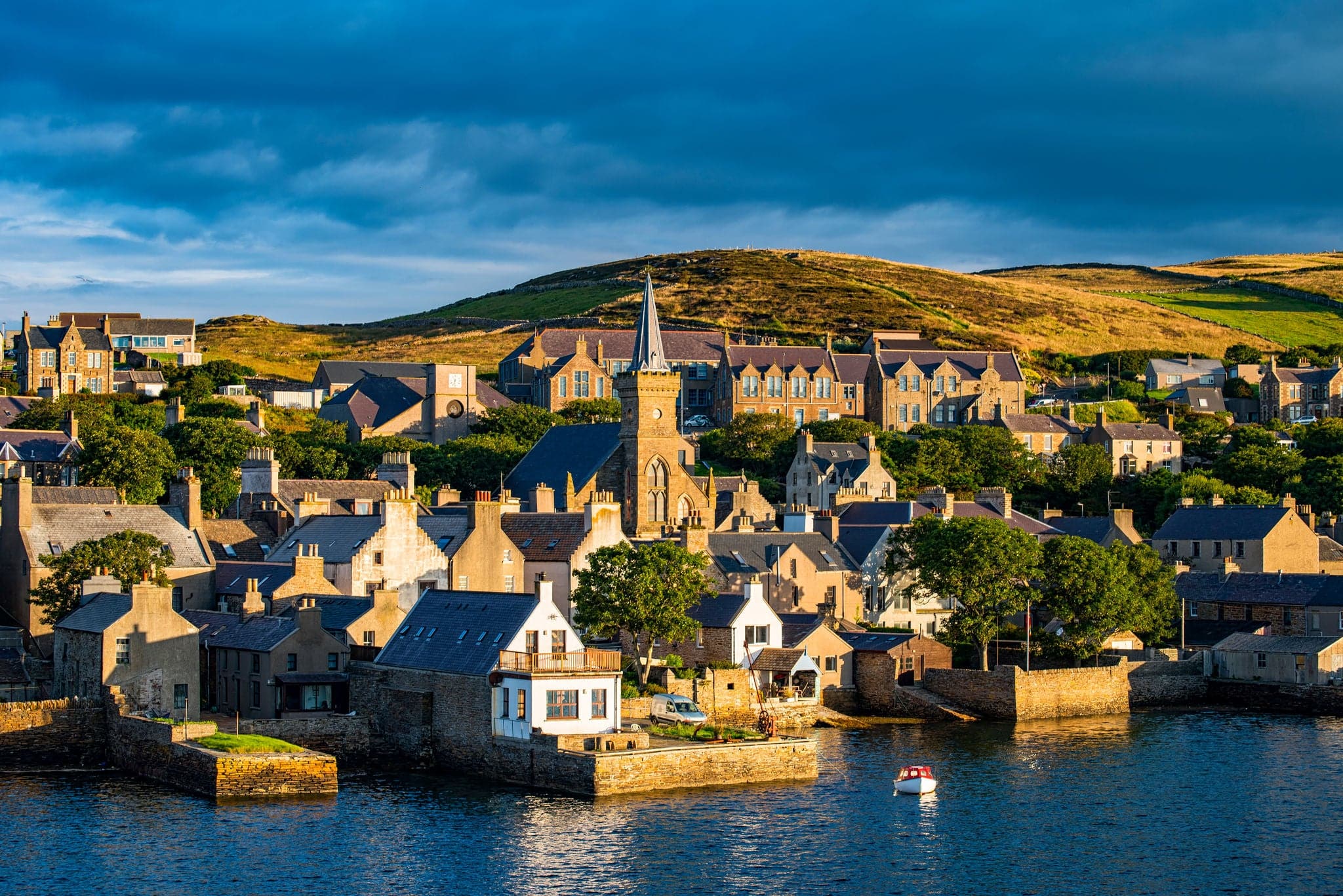 Stromness, un pueblo en las islas Orkney