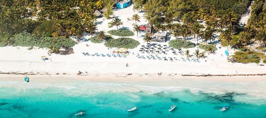 Playa desde arriba