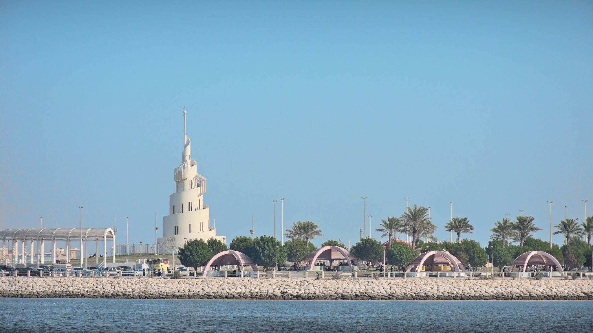 Murjan Island. An artificial island featuring a park with covered picnic areas, ferry-boat rides and a playground.